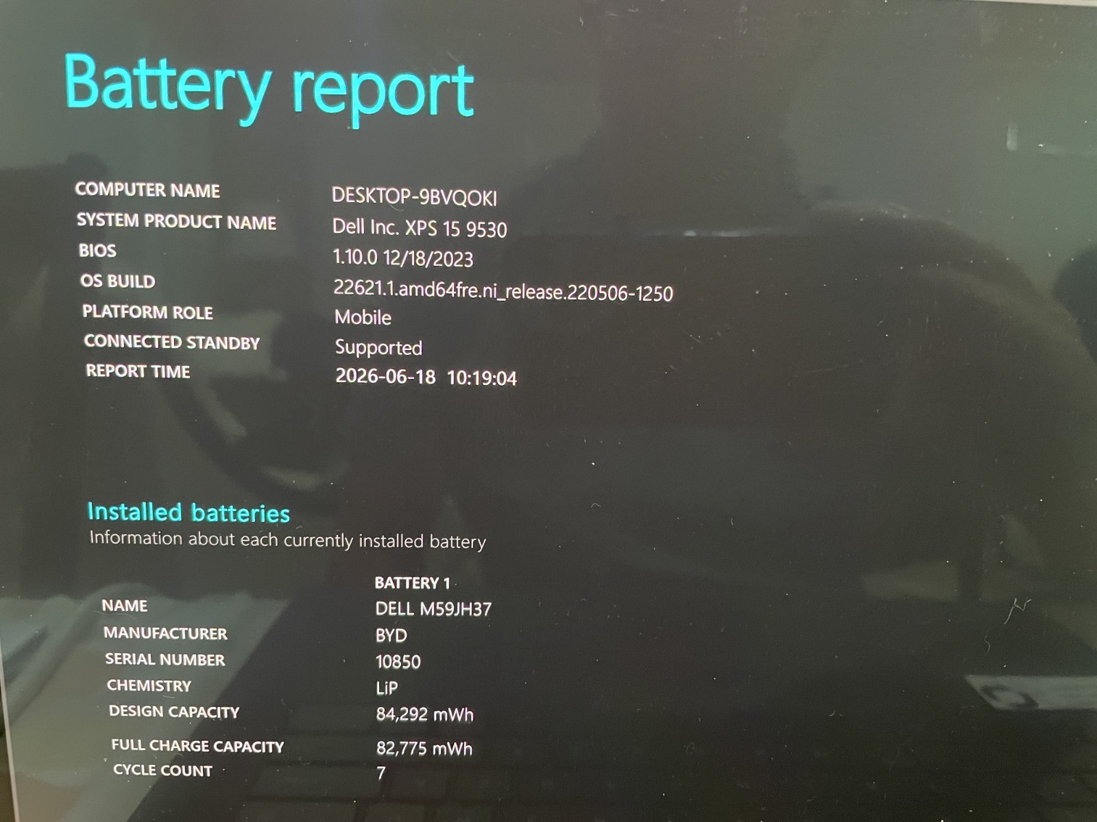 Dell XPS 15 9530 3.5K OLED Touch i7-13700H 32GB 1TB SSD RTX 4050 – 98% Battery