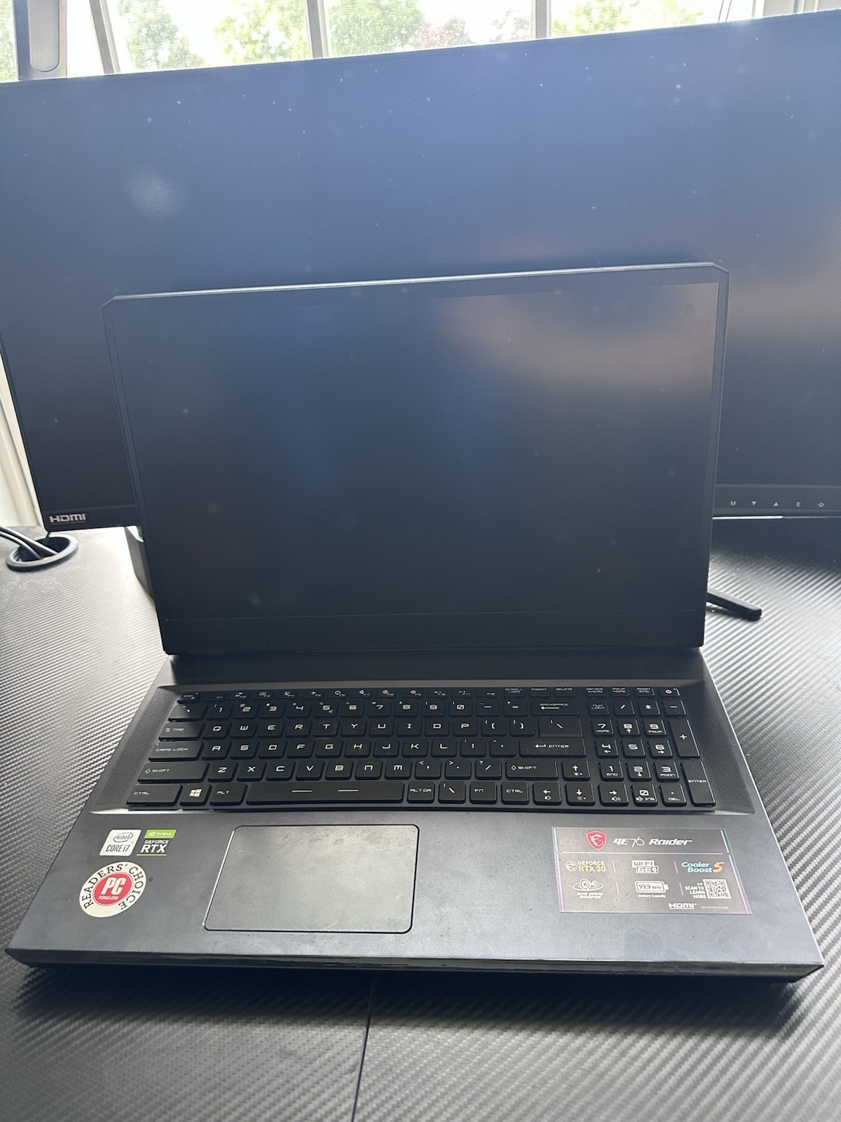 MSI GE76 Raider 17.3″ Gaming i7-10750H 16GB RTX 3060 W11