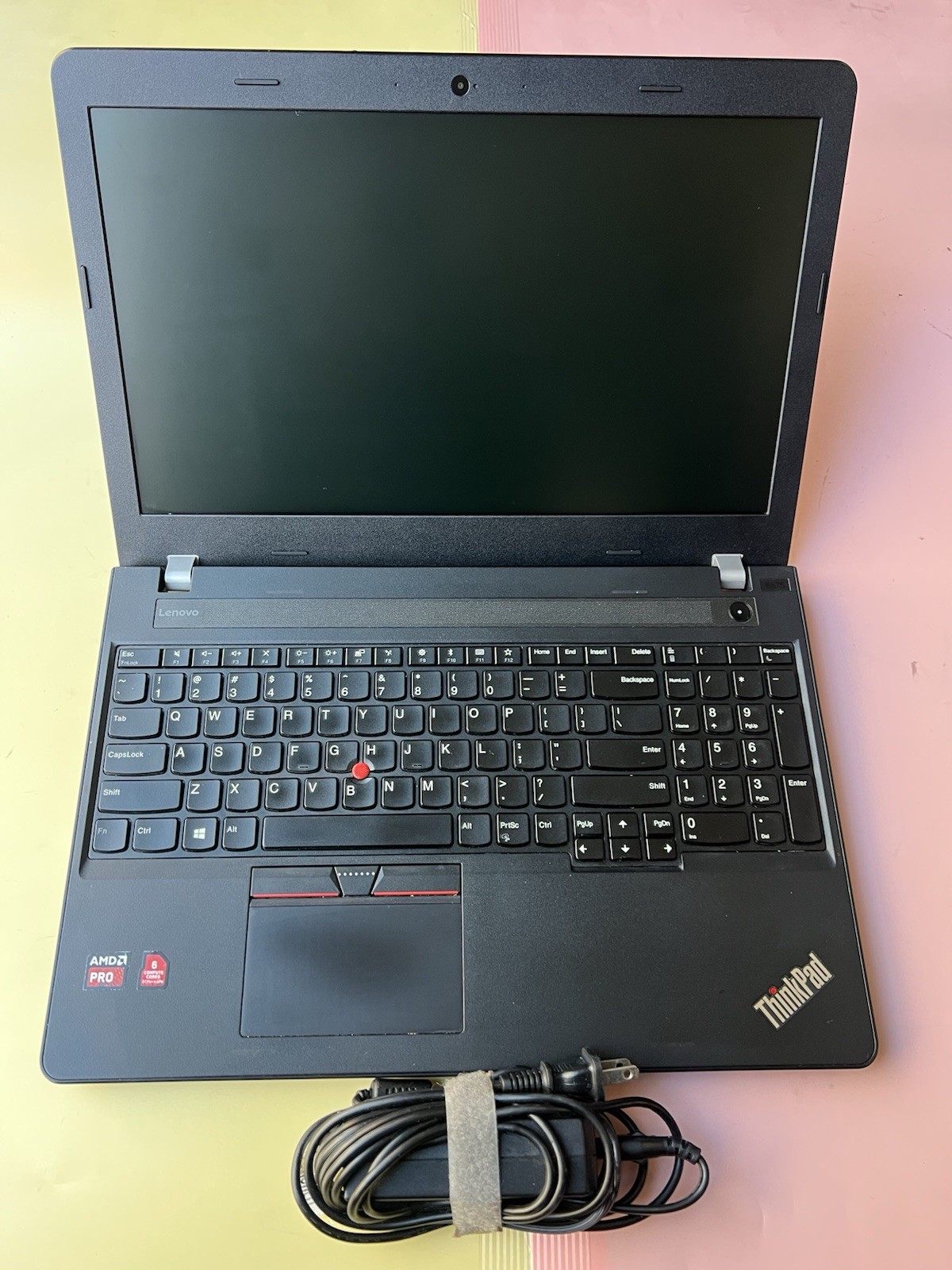 Lenovo ThinkPad E575 AMD PRO A6-9500B R5, 6 COMPUTE 1000GB HDD 8GB WEBCAM HDMI