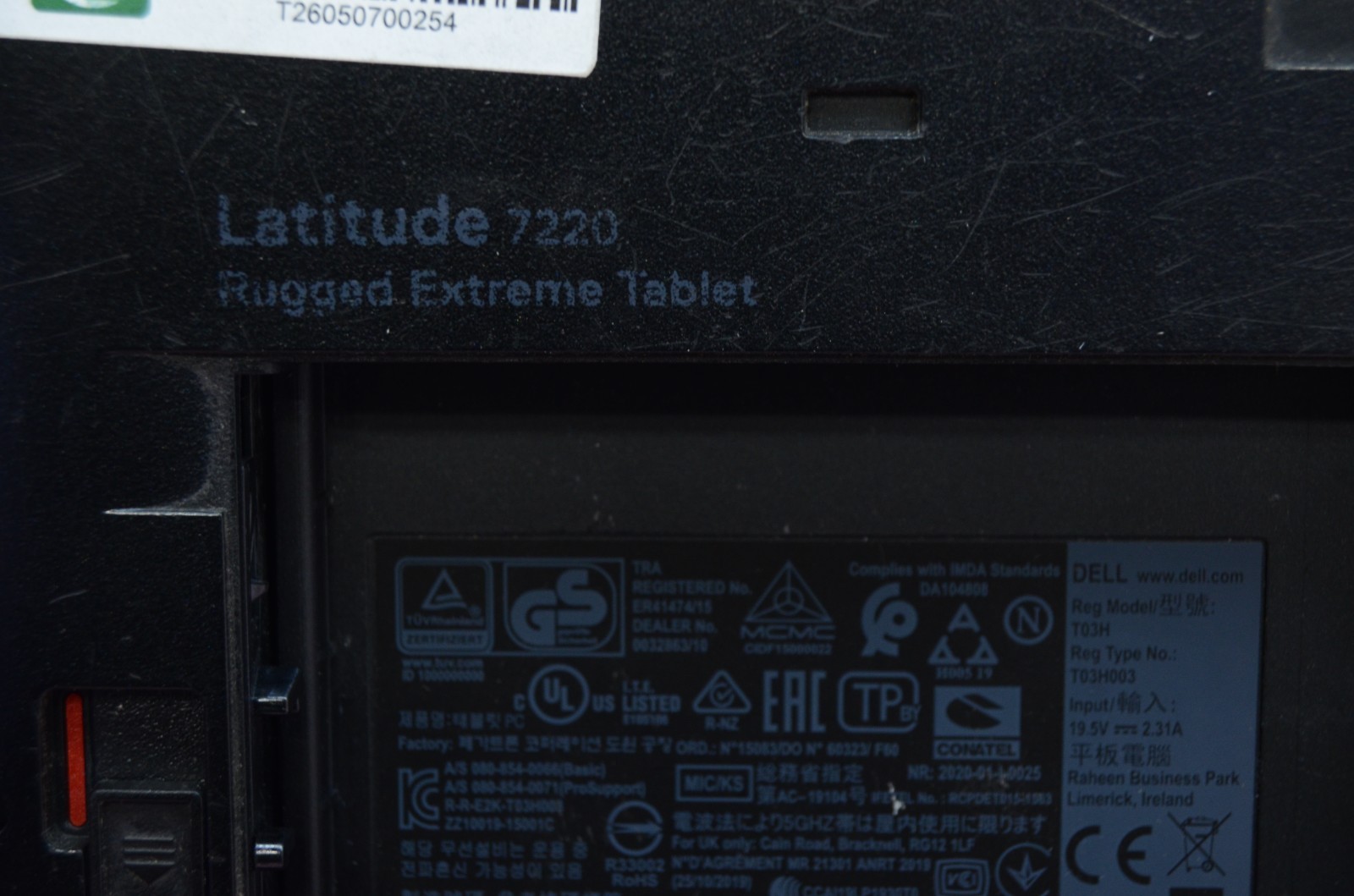 DELL LATITUDE 7220 TABLET 8GB RAM I3-8145U 128GB SSD WIFI WIN 11 T8-B11