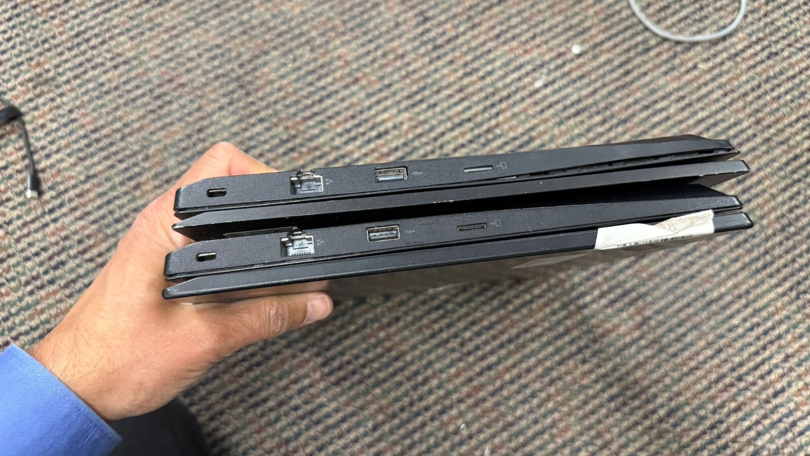 Lot of 2 Mixed Lenovo thinkpad E480 & E490 8GB RAM 256GB SSD NO OS Not turnin on