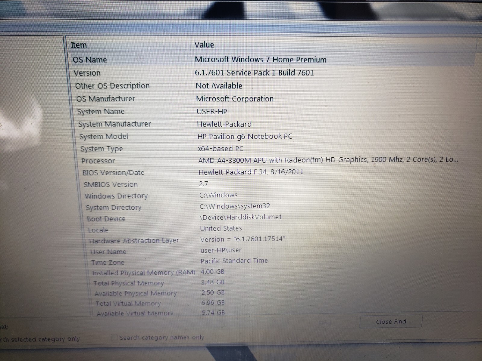 HP Pavilion G6-1C62US 15.6″ Laptop AMD A4-3300M@1.90GHz 500GB HDD 4GB RAM READ