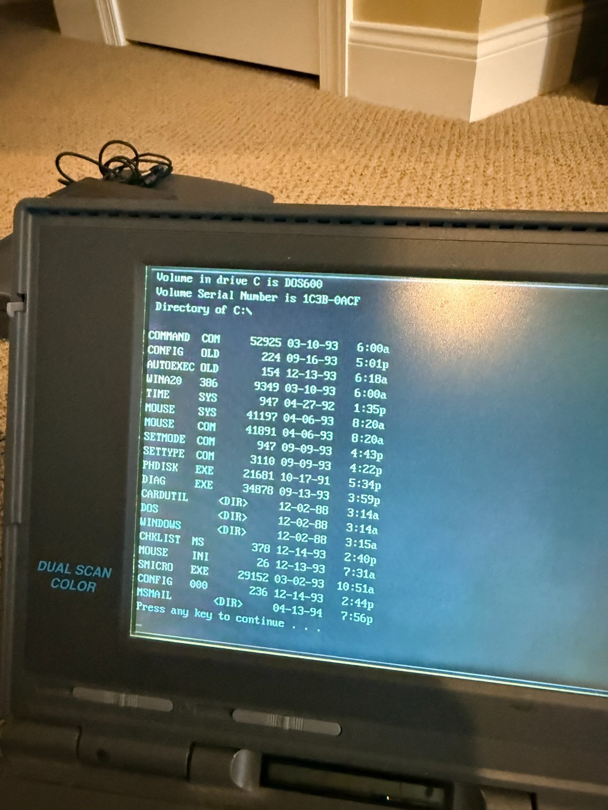 Vintage Sharp Notebook PC 8150 Used , Works Modem , Hard Drive PC Card Slot