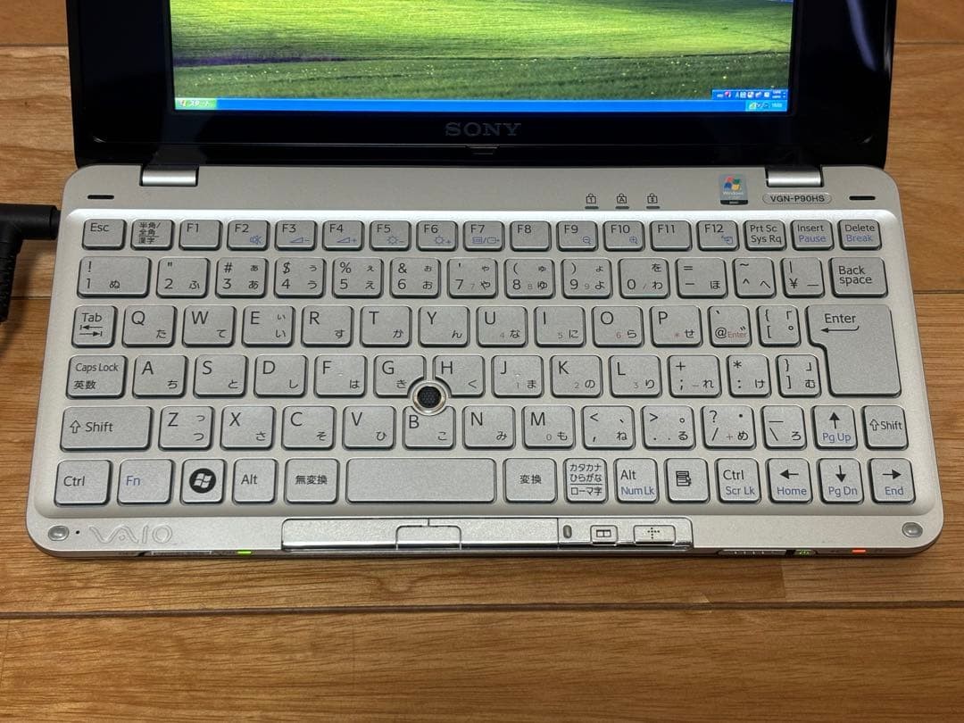 SONY VAIO typeP VGN P90NS Intel Atom RAM 2GB HDD 80GB Windows xp