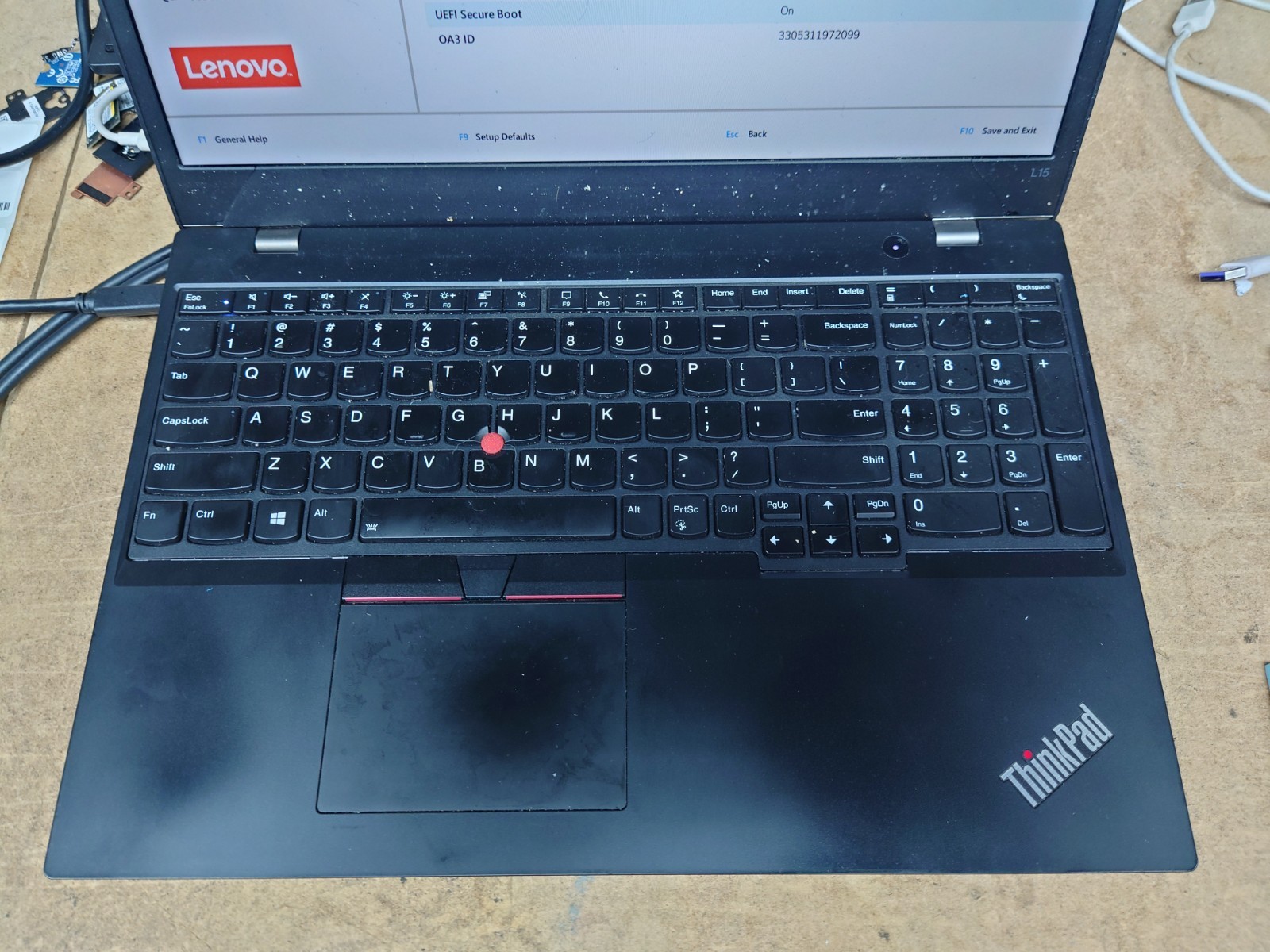 Lenovo ThinkPad L15 Gen 1 15.6″ FHD i7-10510U 16GB RAM No OS/SSD