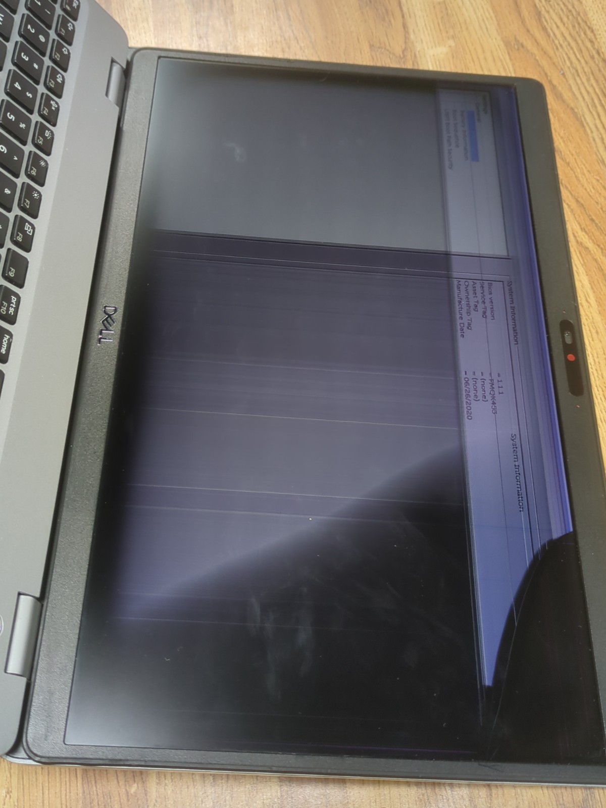 Dell Precision 3550 i5-10310u 8gb RAM, Brokn Screen Panel, 2021, 10th gen. OBO