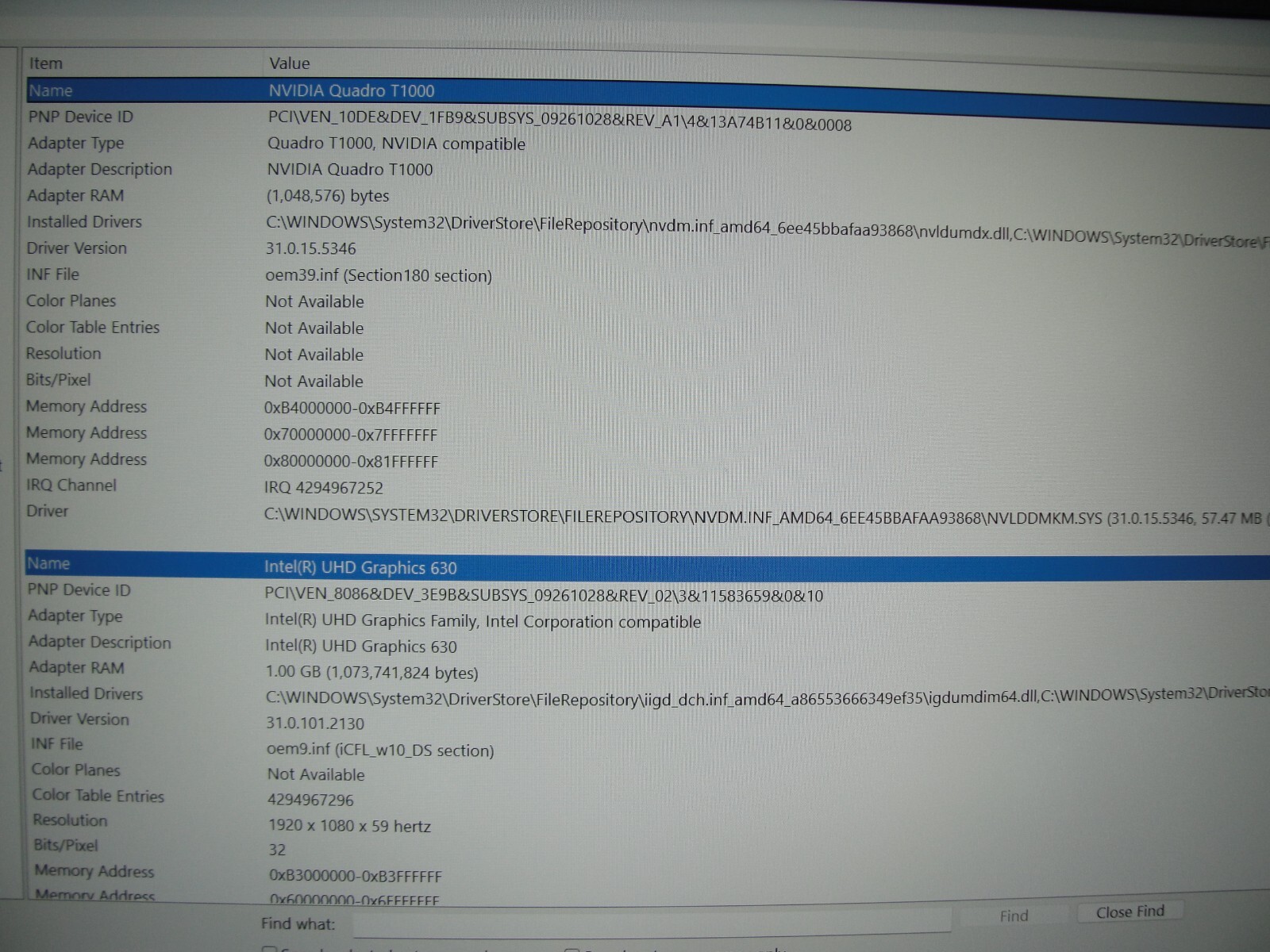 Dell Precision 7540 15” FHD i5-9400H 2.5GHz 16GB SSD 256GB NVIDIA Quadro T1000