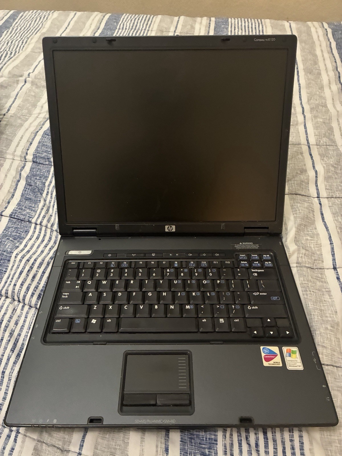 HP Compaq nc6120 14.1″ Black Laptop Pentium M 1.60GHz 512MB 60GB XP