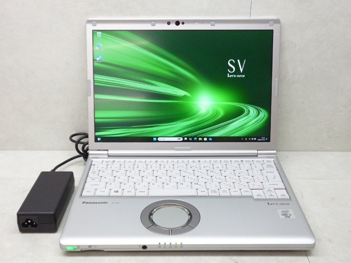Panasonic Let’s Note SV9 CF-SV9RDLVS i5 8GB SSD 256G Windows 11 Used Japan