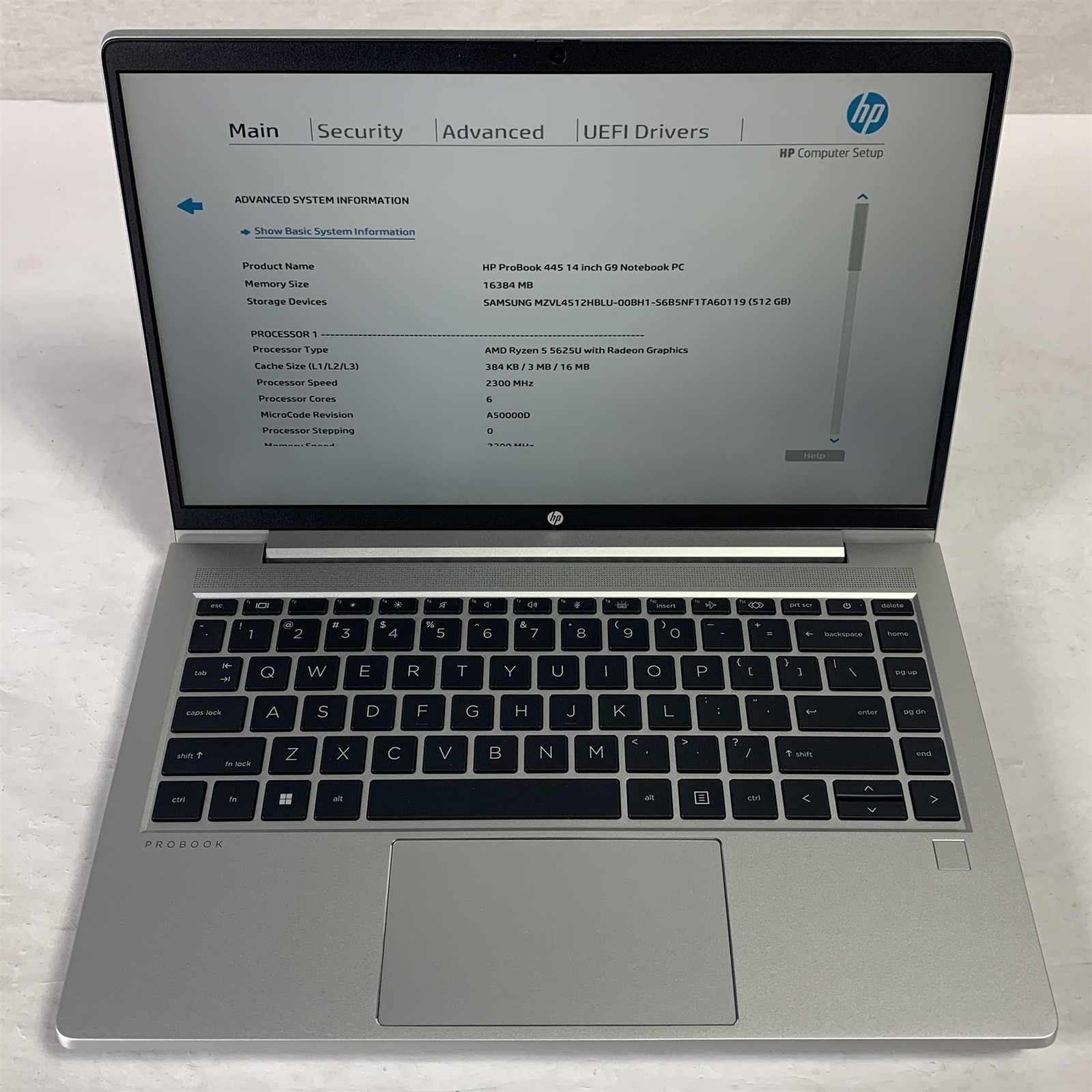 HP ProBook 445 G9 14″ Laptop Ryzen 5 5625U 2.3GHz 16GB 512GB NVMe SSD – Win11