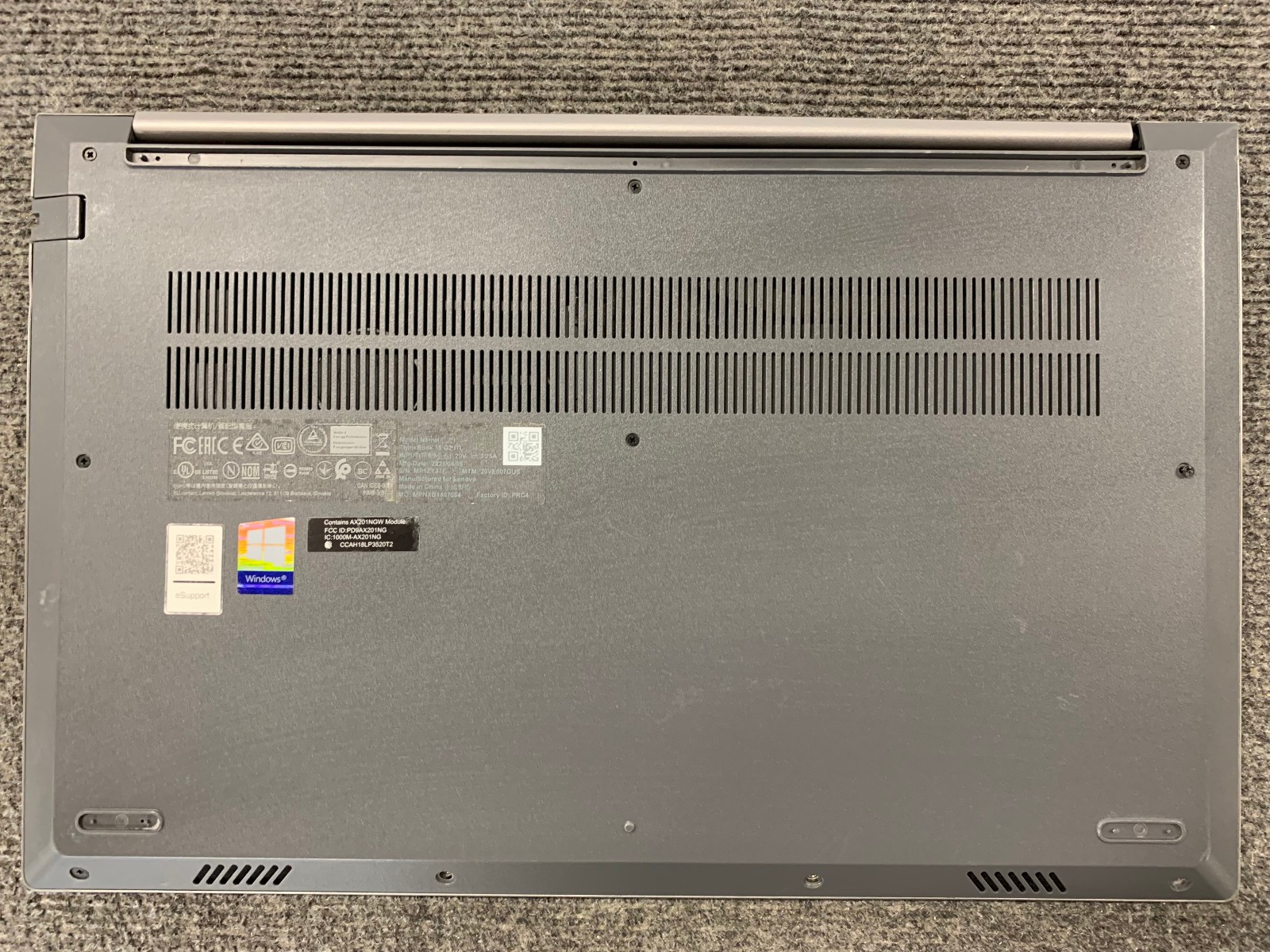 Lenovo ThinkBook 15 G2 ITL 15.6″ Laptop i7-1165G7 16GB RAM 512GB NVMe, As Is