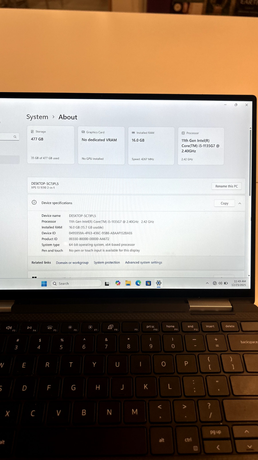 dell xps 13 9310 2-in-1 Desktop