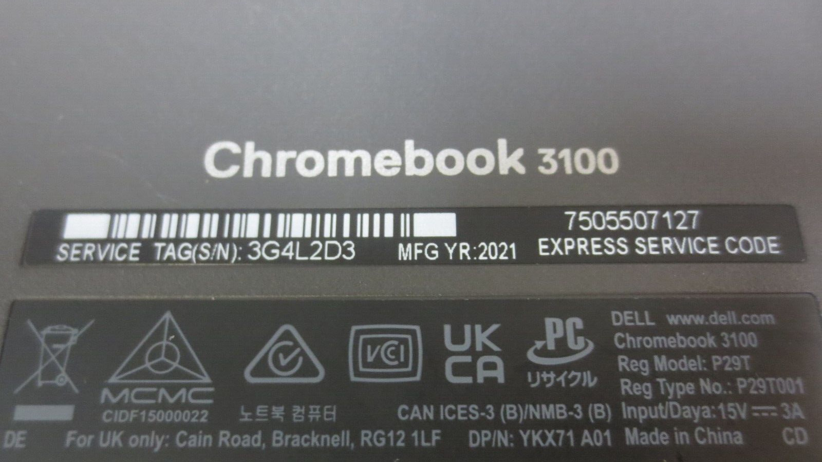 Dell Chromebook 3100 11.6″ Laptop