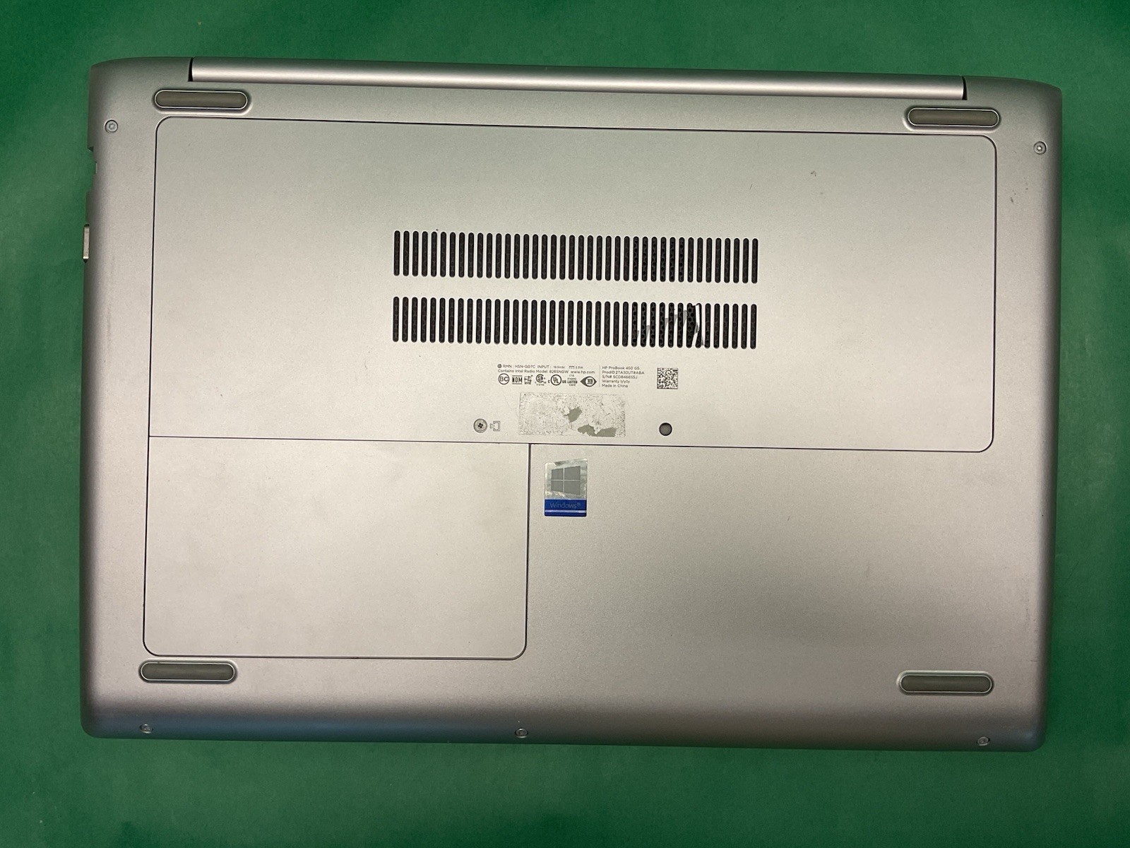 Lot Of 4 HP ProBook 450 G5 – Untested – No RAM – No HD