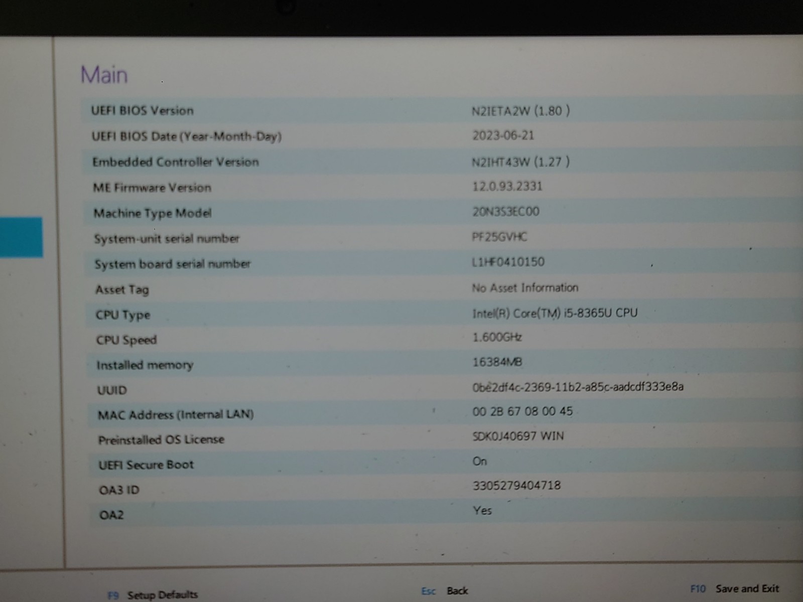 Lenovo ThinkPad T490 14″ FHD i5-8365U 16GB RAM 256GB SSD No OS