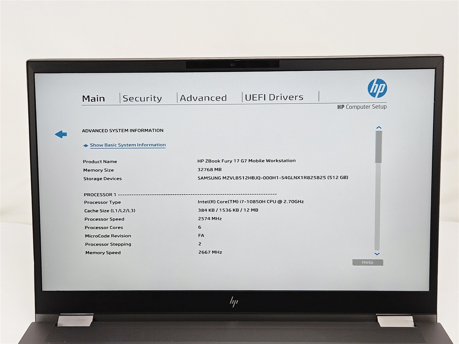 HP 17.3″ ZBook Fury 17 G7 Intel Core i7-10850H 32GB 512GB SSD Gray RTX 4000