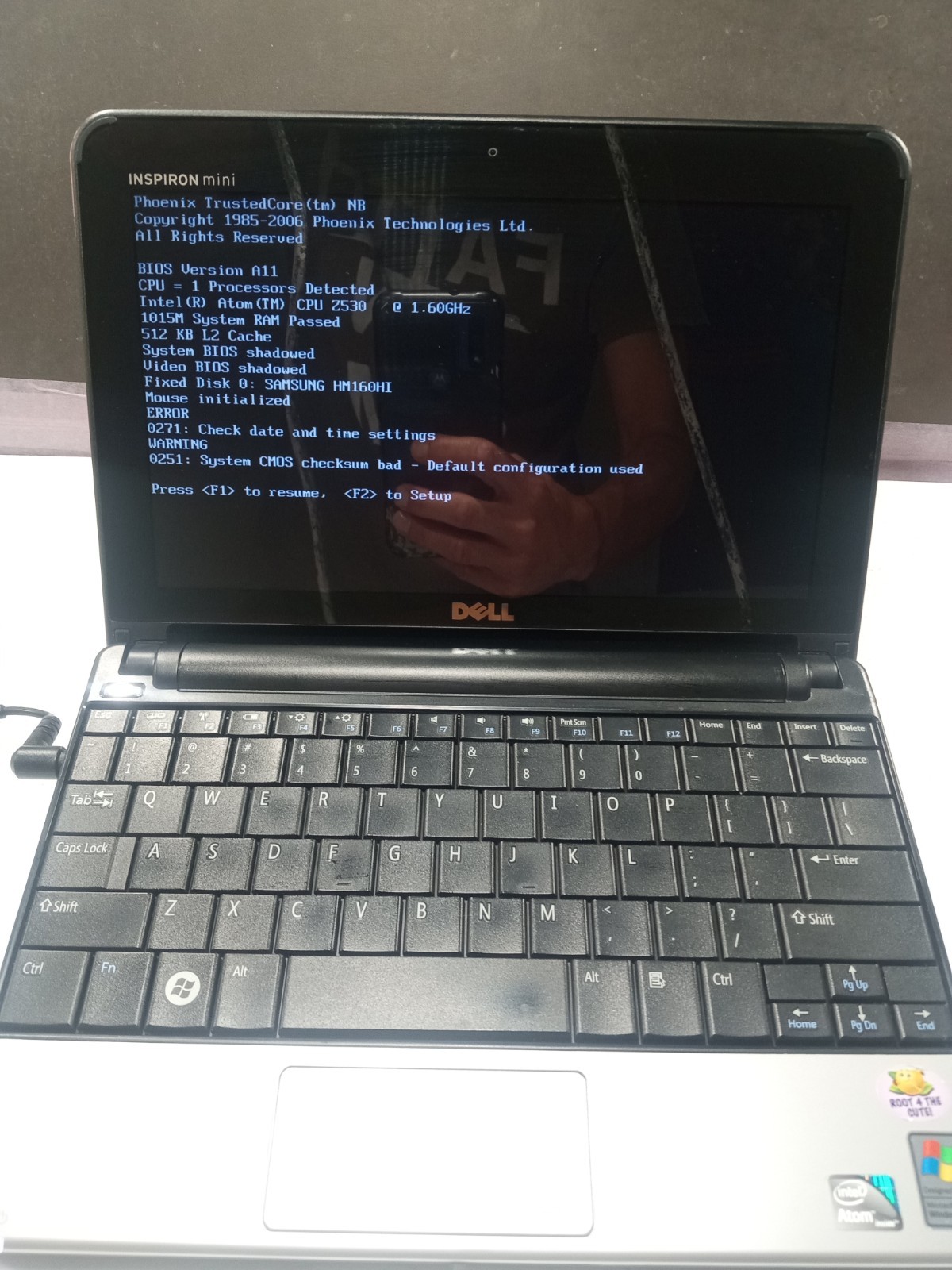 Rarely Seen PINK Dell Inspiron Mini 10 PP19S Atom Z530 1.60Ghz 1GB 160GB XP