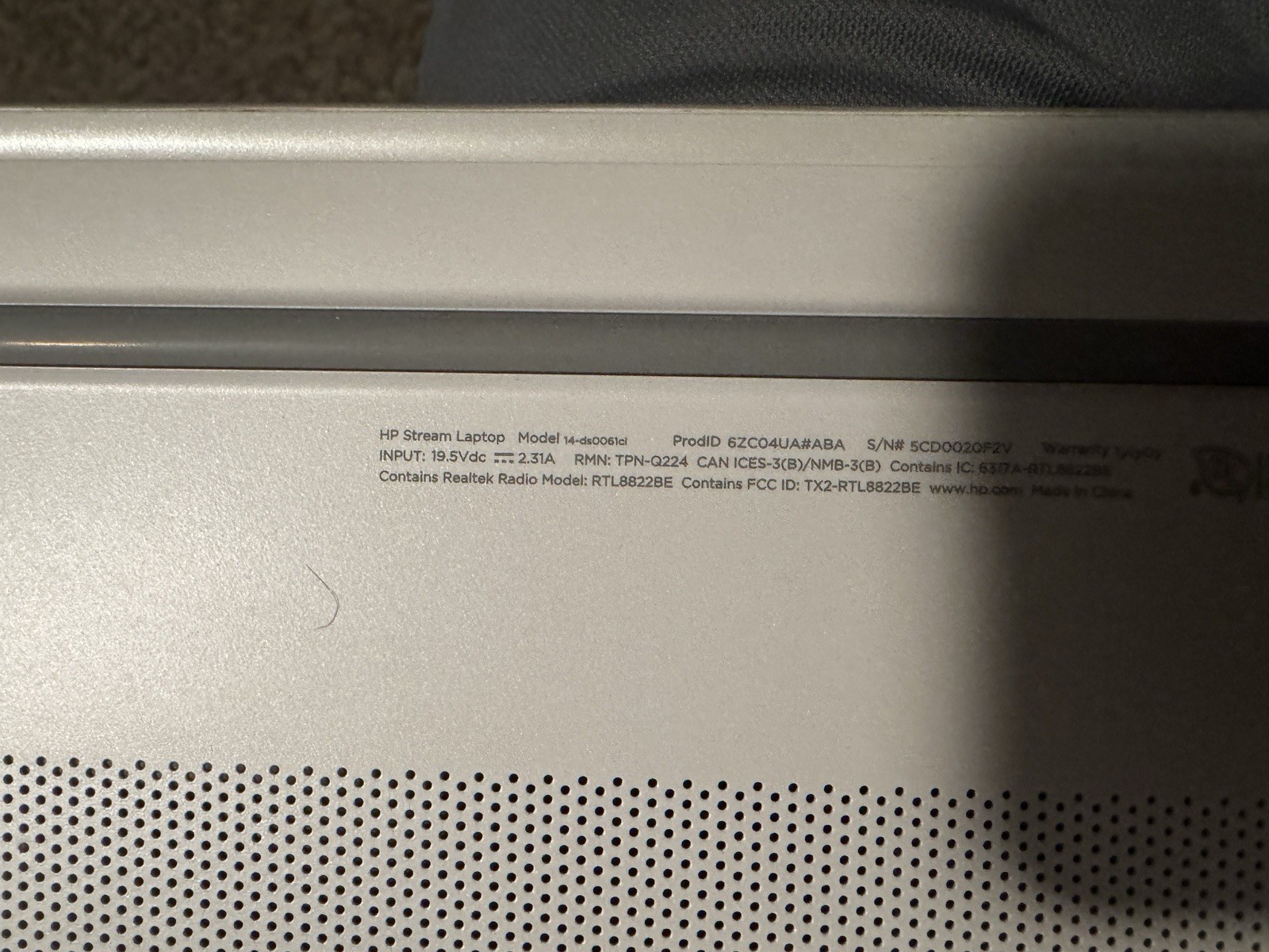HP Stream 14-ds0061cl