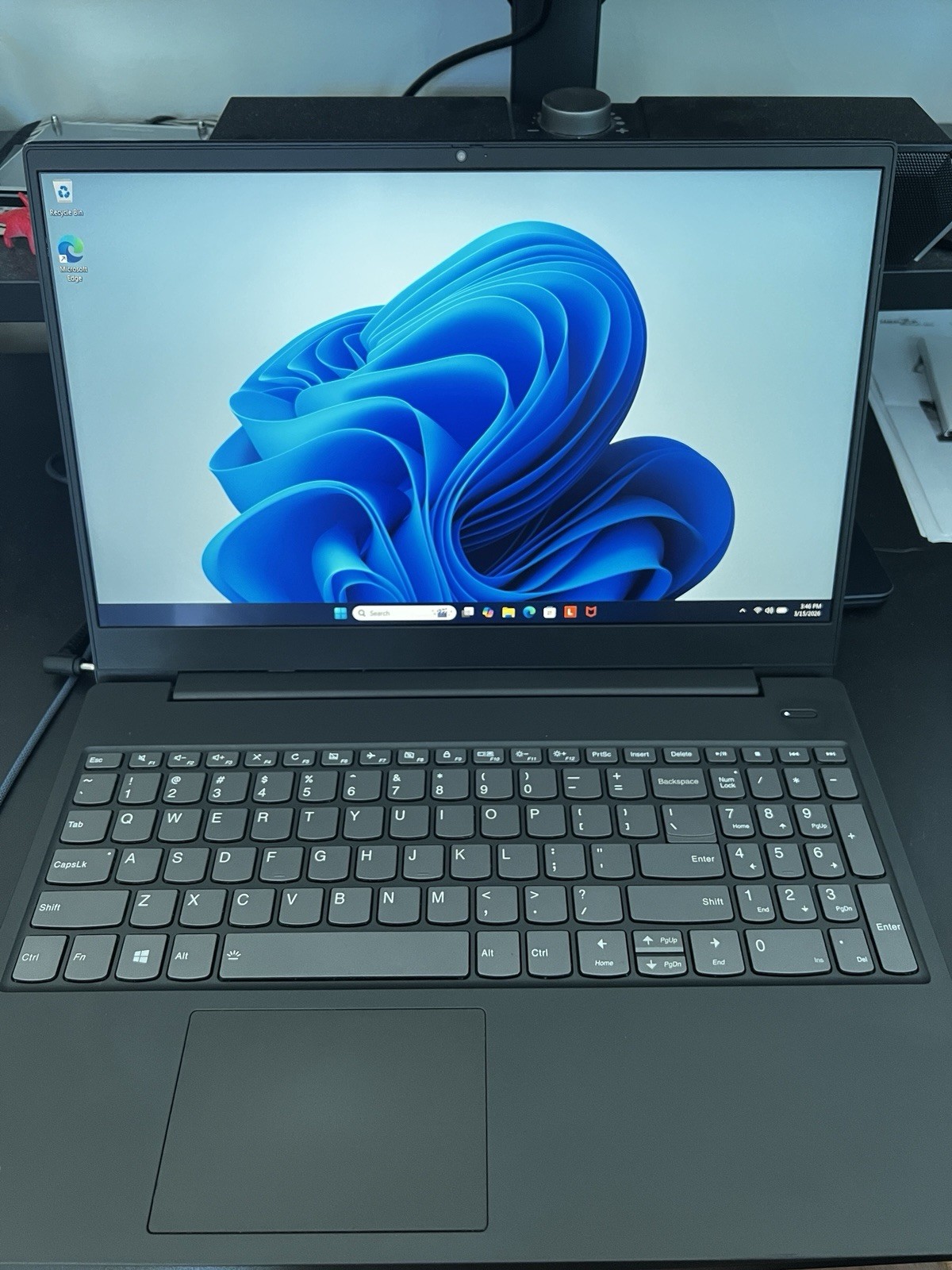 Lenovo Notebook Laptop Intel Core i3 8th Gen Windows 11 Black USB HDMI Webcam