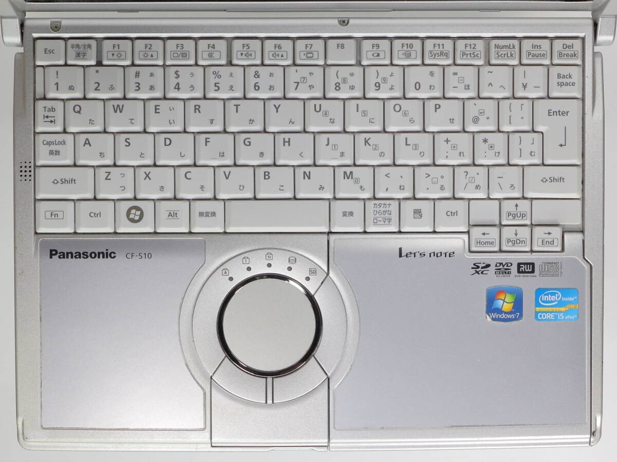 Panasonic Let’s note CF-S10 Intel HDD 500GB 4GB Core i5 2.50GHz 12.1inch DVD JP