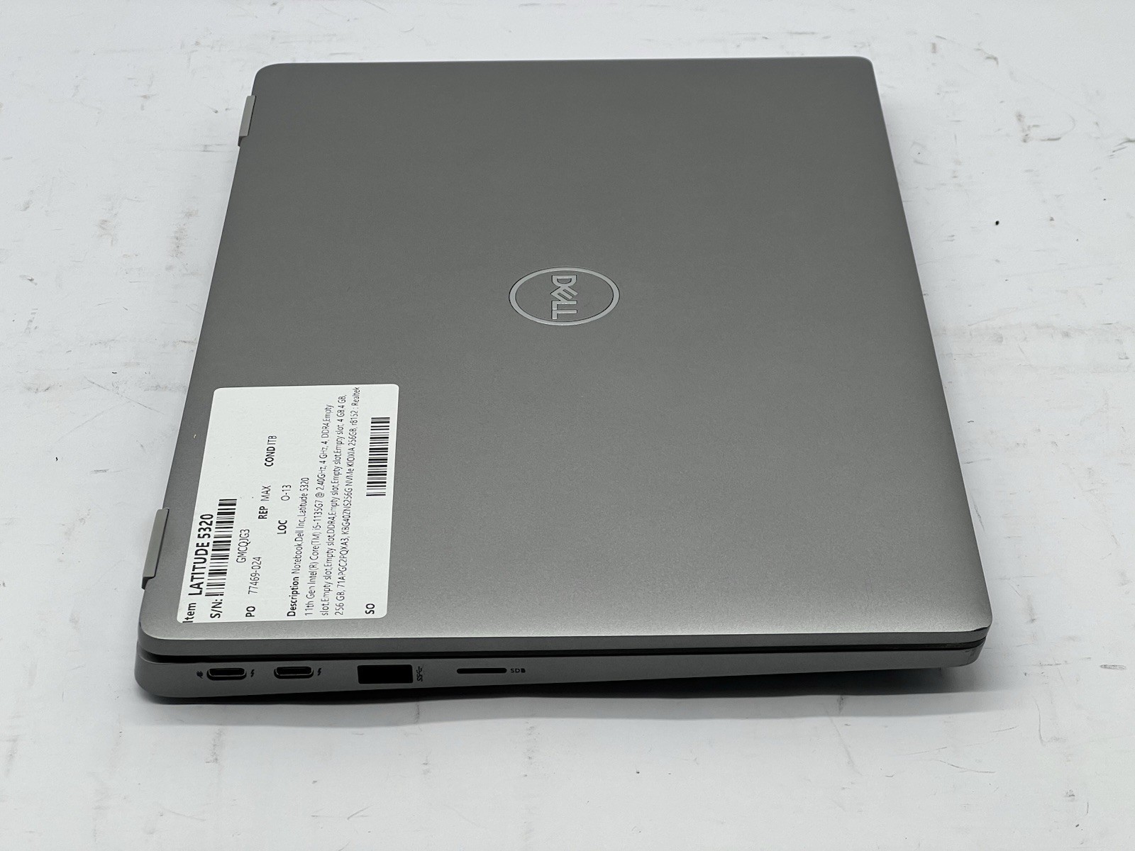 Dell Latitude 5320, i5-1135G7, @ 2.40GHz, 8GB RAM, 256GB NVMe-No OS/Adapter