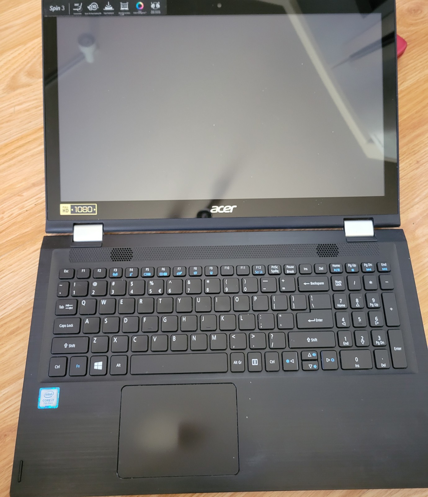 i7 Acer Spin 3 N16P9 Laptop Computer For Parts, Touchscreen No Ram Ssd