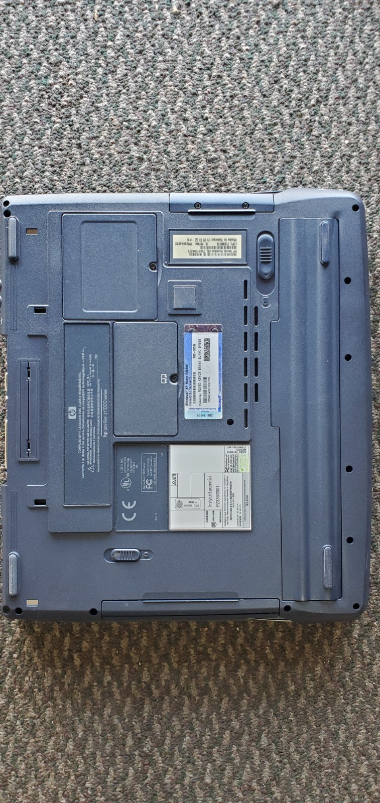 HP Pavilion zt1180 Pentium III Mobile 512MB RAM 40GB HDD Win XP NO AC – READ