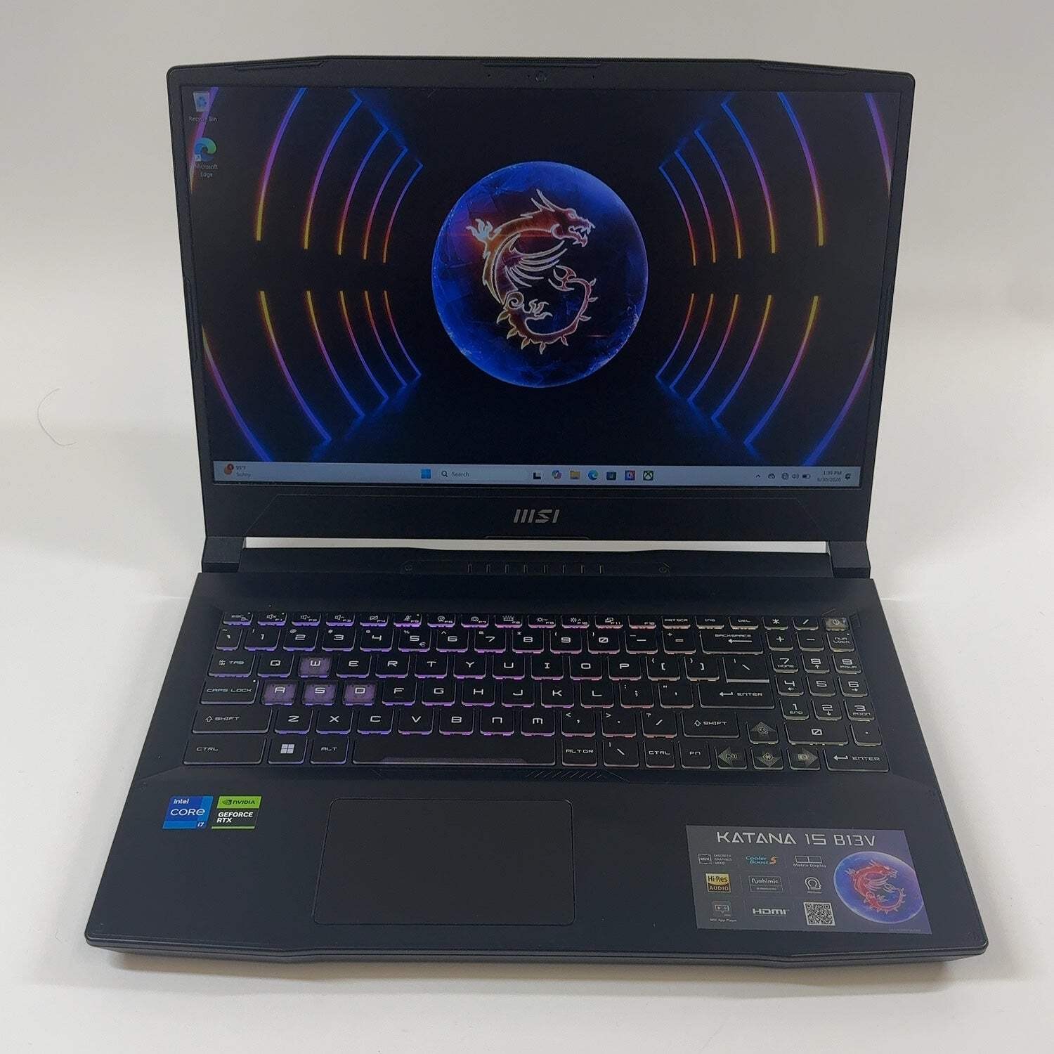 MSI Katana 15 B13VEK 15.6″ i7-13620H 2.4GHz 16GB RAM 1TB SSD GeForce RTX 4050