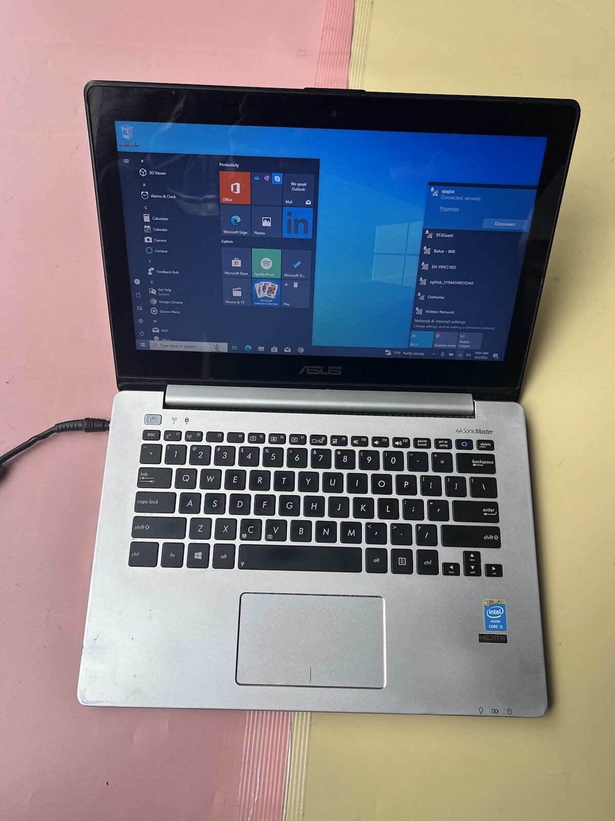 ASUS Q301L Intel Core i5-4200U 4GB RAM 500GB HDD wifi WEBCAM HDMI TOUCHSCREEN