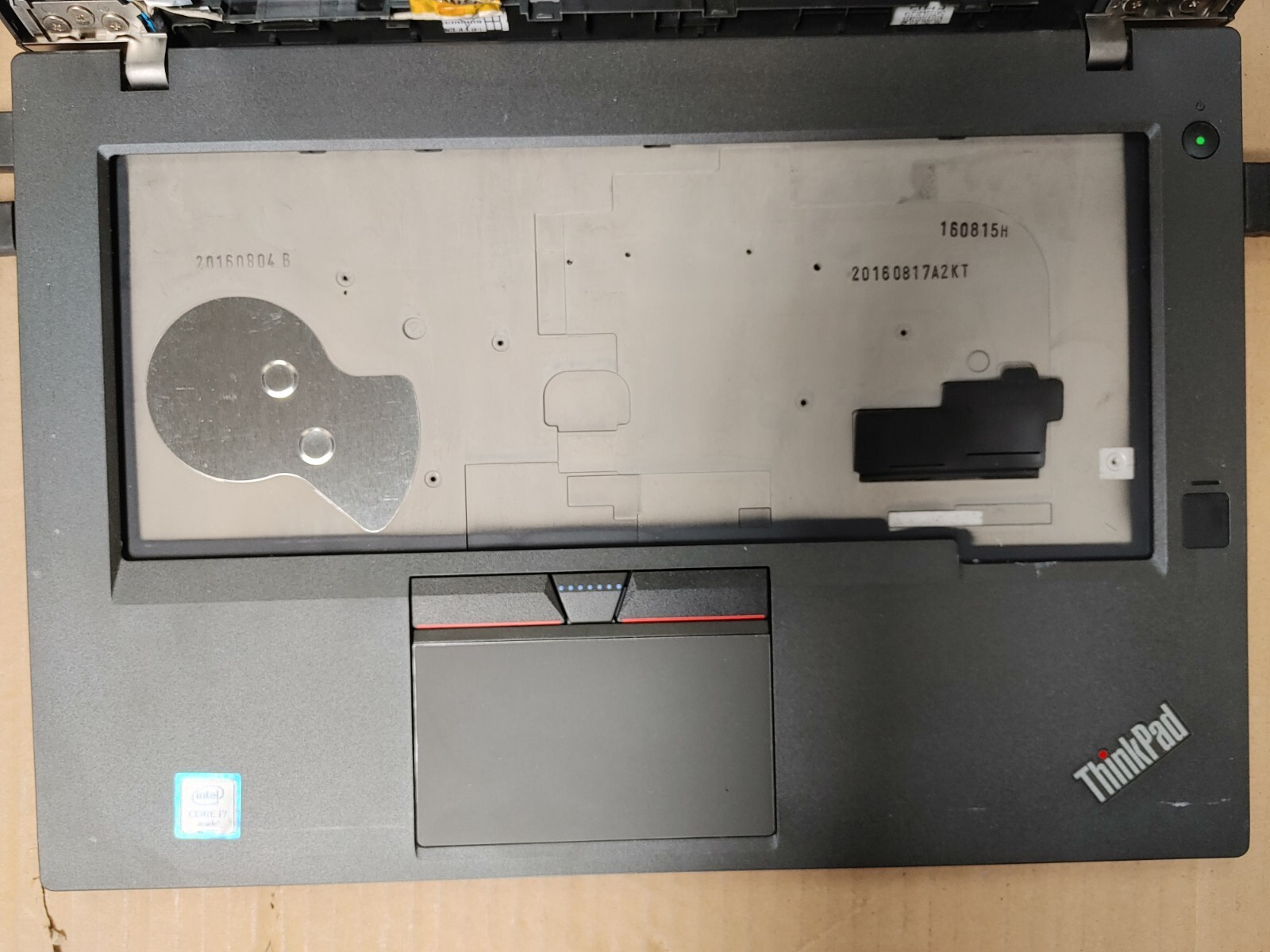 Lenovo ThinkPad Core i7-6700HQ@ 2.60GHz, NO RAM ,NO HD ( Selling Motherboard)