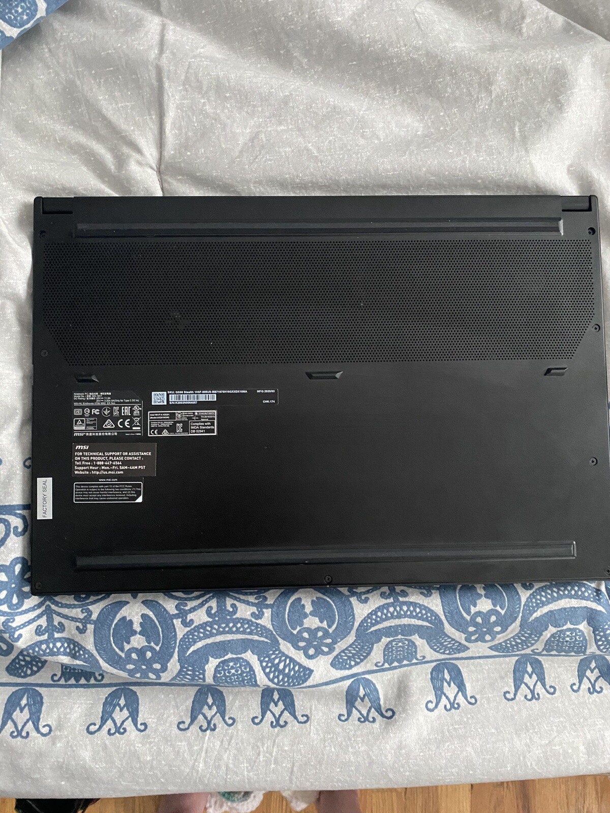 MSI GS66 Stealth 10SGS 15.6″ (512GB SSD , Intel Core i7 10th Gen., 5.10GHz,…