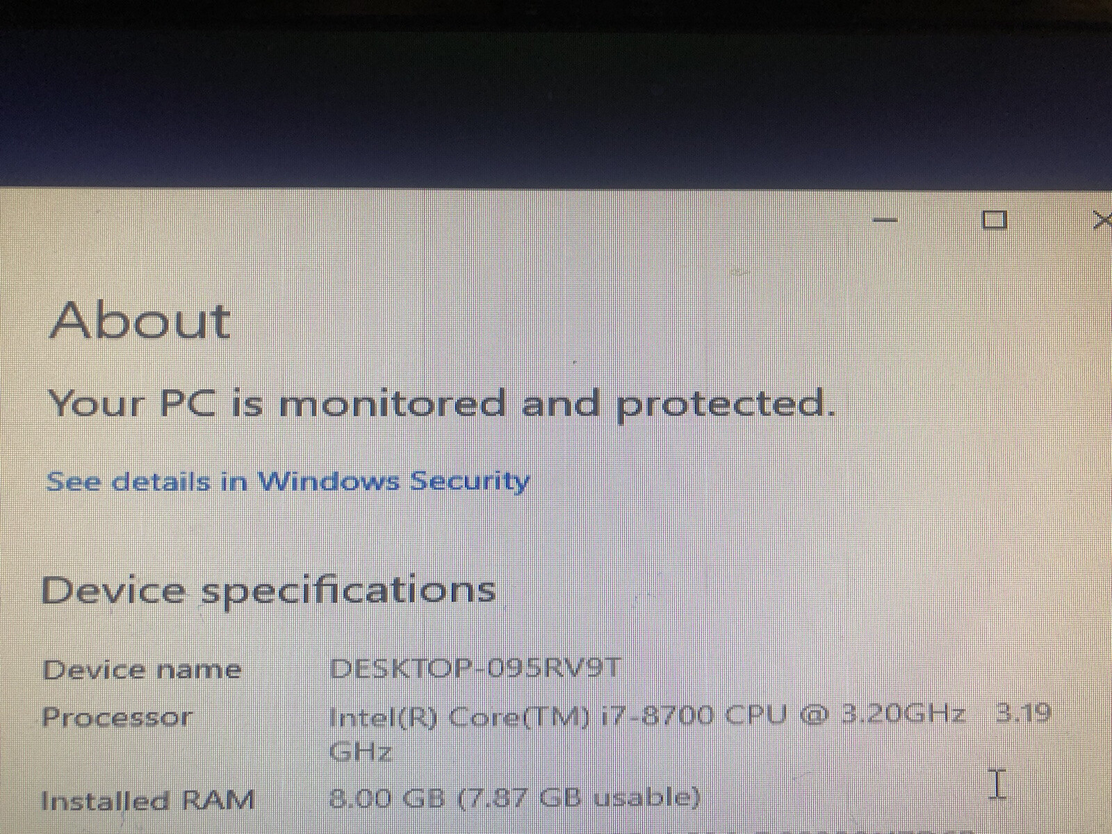 Lenovo ThinkCentre M720s SFF Desktop 10ST001QUS – i7 8700- 8GB RAM – 1TB HHD