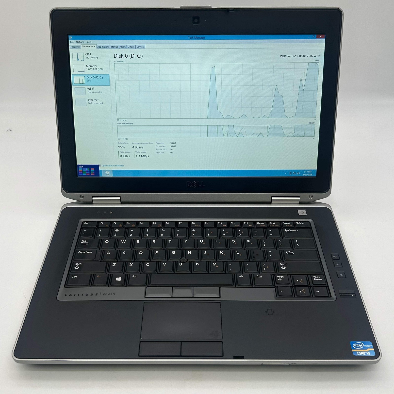 Dell Latitude E6430 14″ | Core i5 |2.7GHz |12GB RAM | 320GB