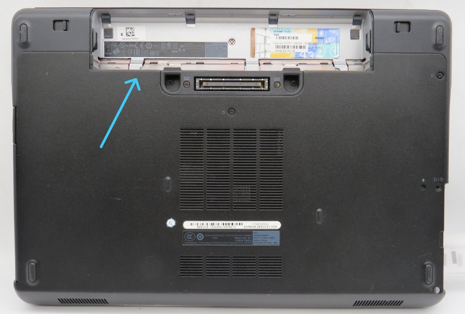 Dell Latitude E6440-14″-i5-4300M@2.6GHz-8GB RAM-NO STRG/NO BATT/NO OS *READ*