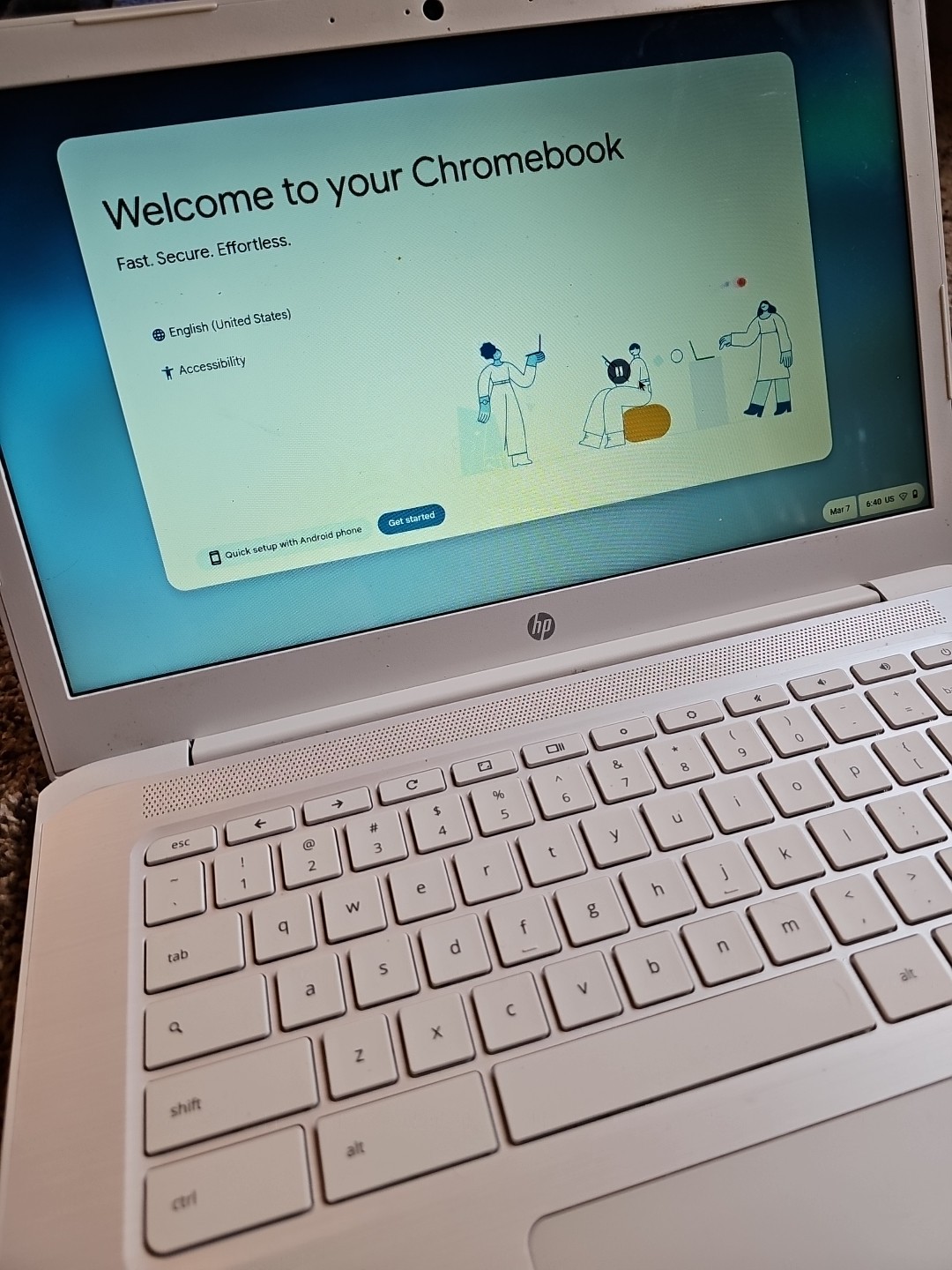 HP Chromebook 7265NGW 11.6″ – Celeron N3060 1.6GHz – 4GB RAM 12GB SSD- Chrome OS