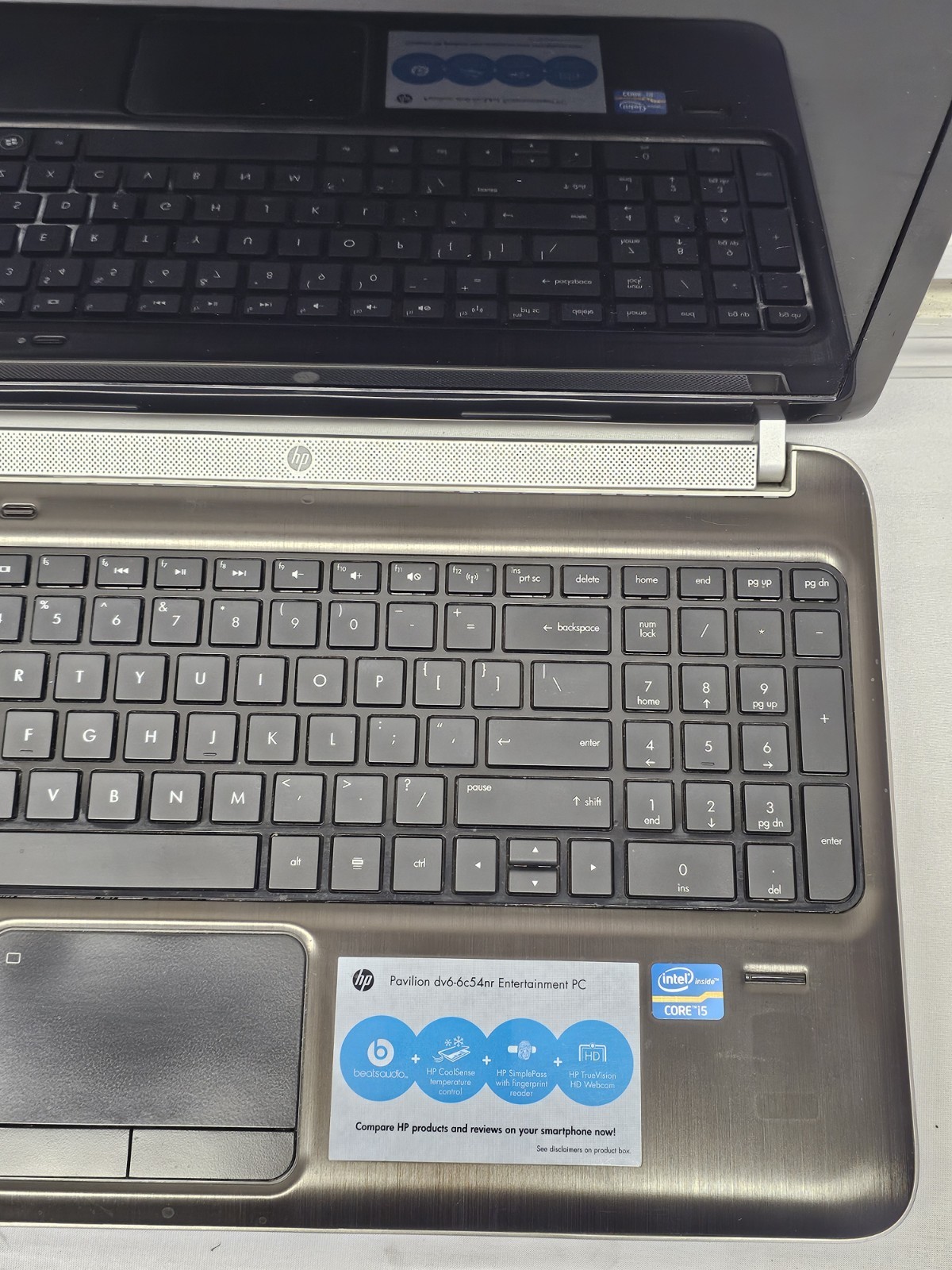 HP Pavilion dv6 Laptop – Intel i5-2450M – 2GB RAM – NO BATT – Parts/Repair READ