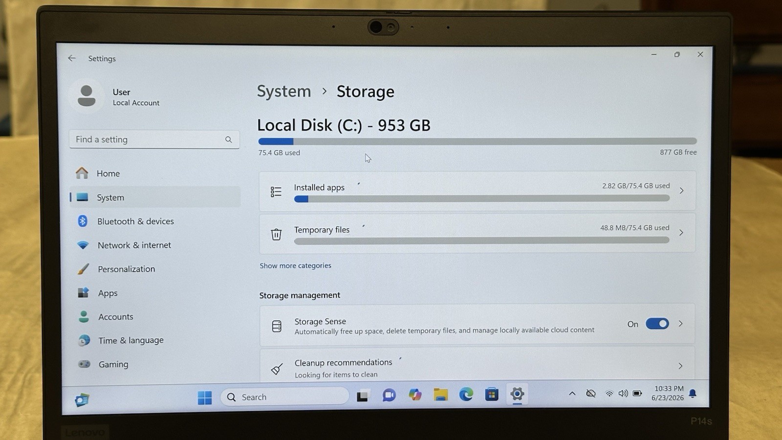 Lenovo ThinkPad P14S Gen 2 Intel i7-1185G7, 48GB RAM, 1TB SSD NVIDIA T500