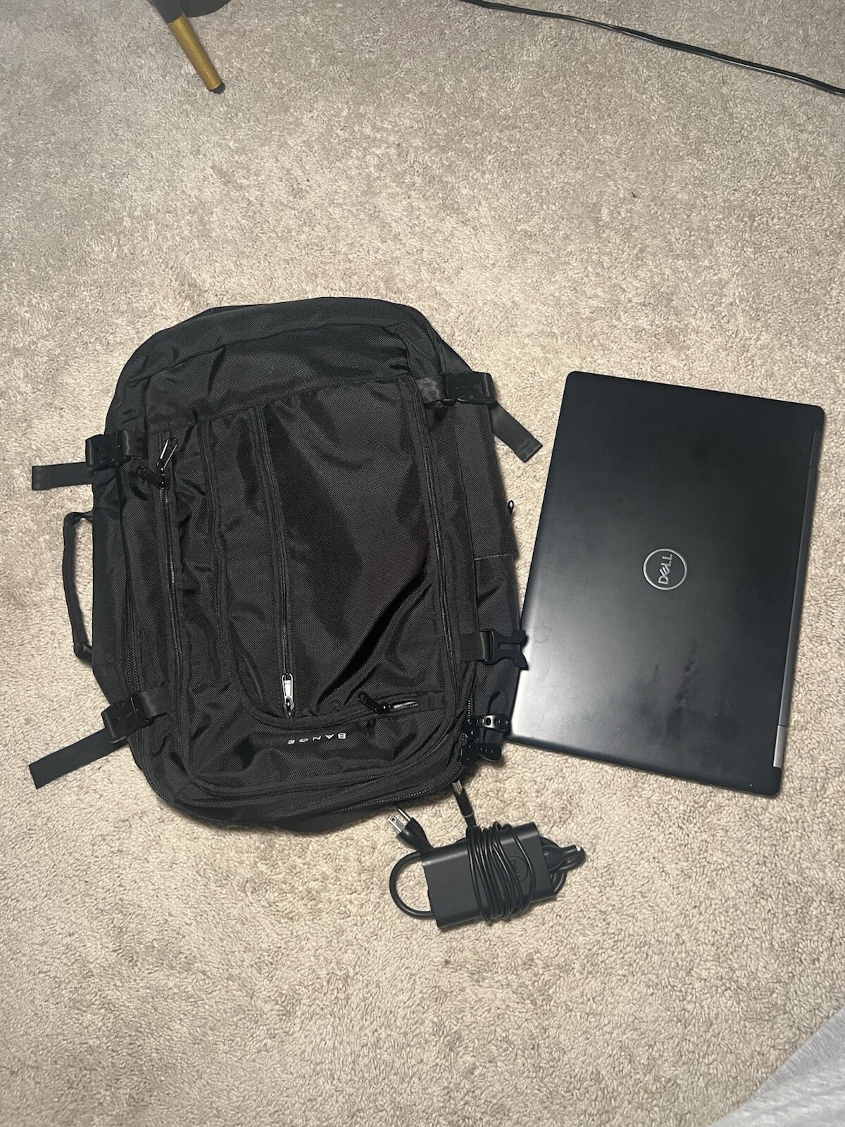 Dell Computer With Bange Backpack