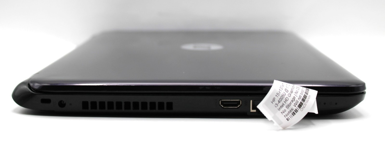HP 15-r137wm i3-4005U@1.7GHz 4GB DDR3 NO STORAGE OR OS *PARTS/REPAIR*