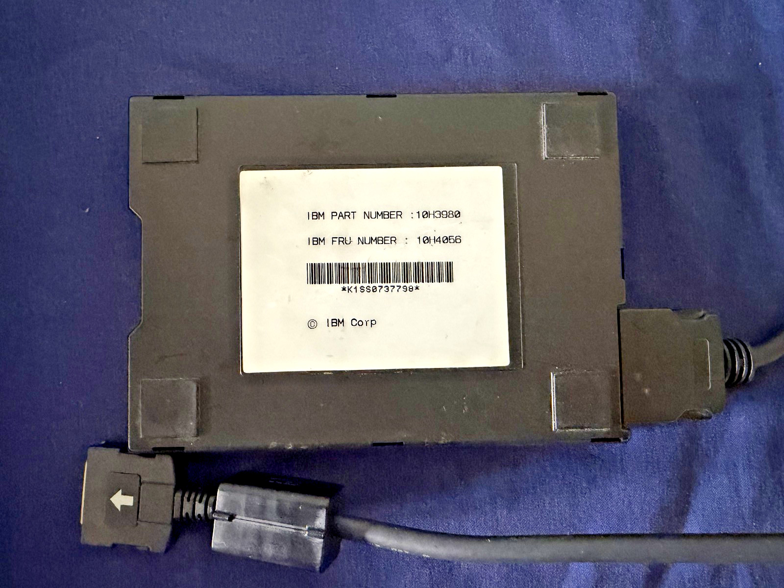 Vtg IBM Thinkpad Laptop Model 365XD w orig Charger & 3.5″ drive, needs HDD