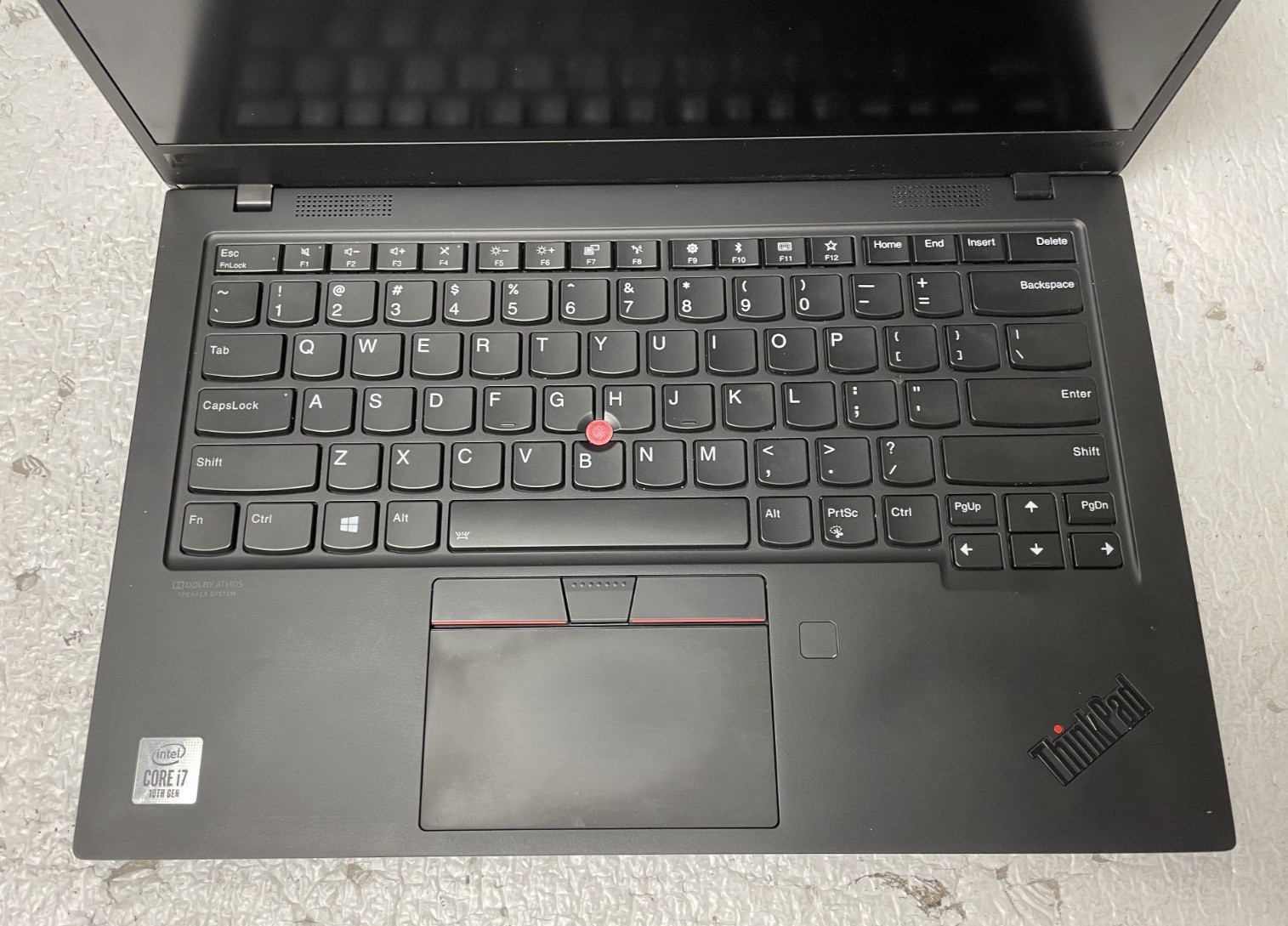 Lenovo ThinkPad X1 Carbon 7th Gen 14″ Core i7-10710U 16GB RAM No SSD Parts *READ