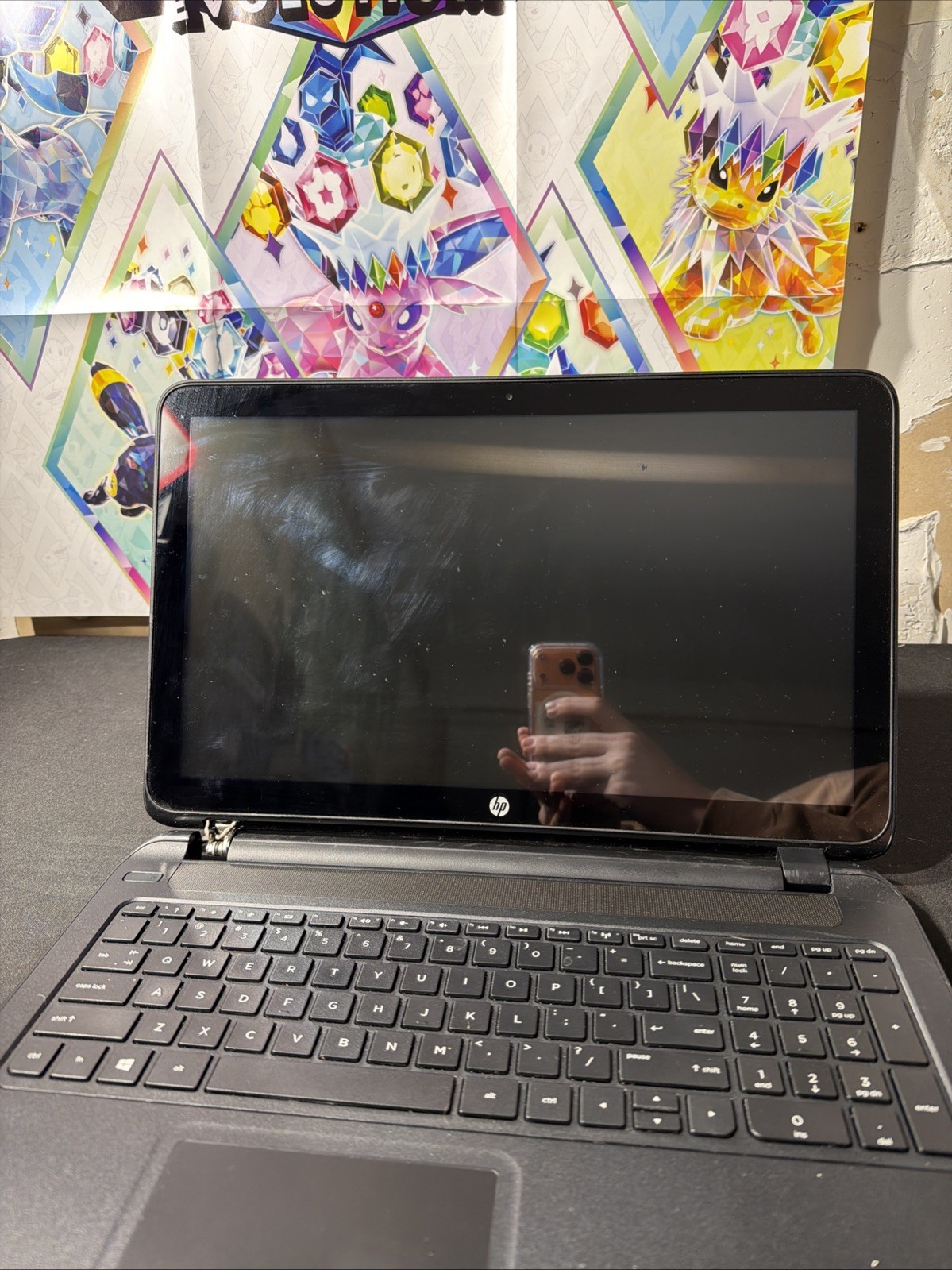 HP 15-1387wm LAPTOP untested no power cord FOR PARTS ONLY