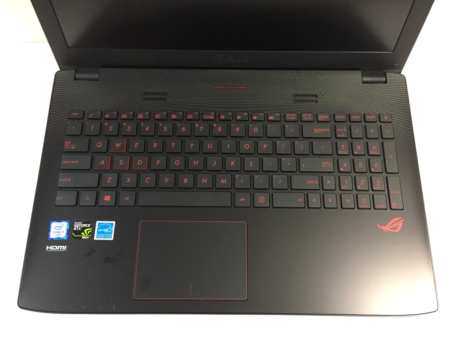 ASUS ROG GL552VW 15.6″ Gaming Laptop/Intel i7-6700HQ/16G/1TB HDD+128GB SSD/Win10