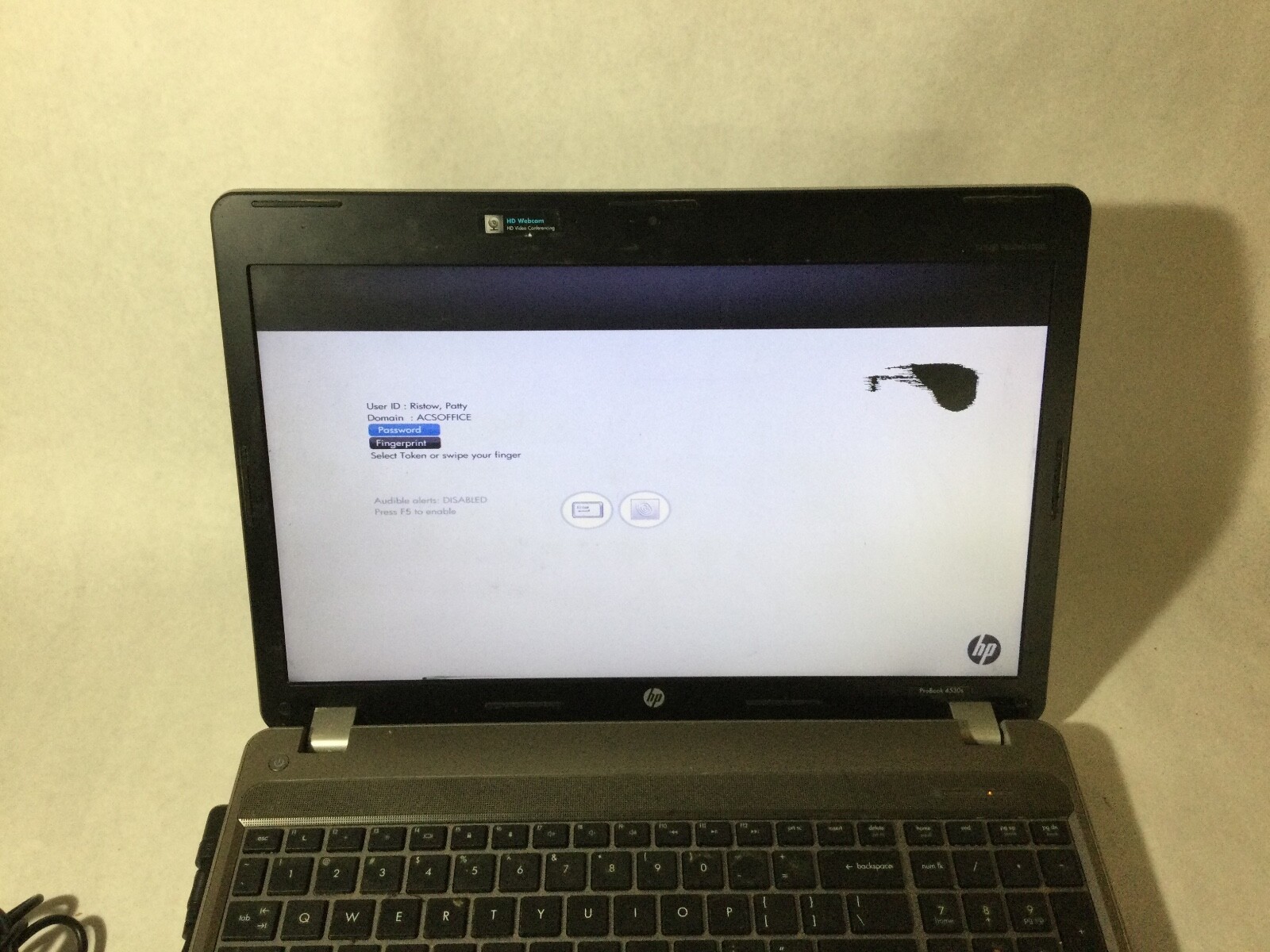 HP PROBOOK 4530S – FOR PARTS – INTEL I5 – NO RAM – READ DESCRIPTION – BB!!!!!!!!
