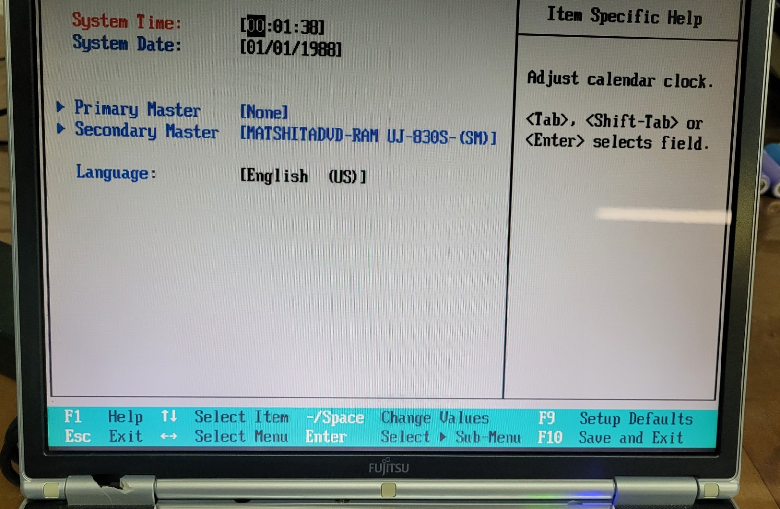 Fujitsu LifeBook S6231 Intel Pentium M 1.60GHz 512MB RAM No HDD