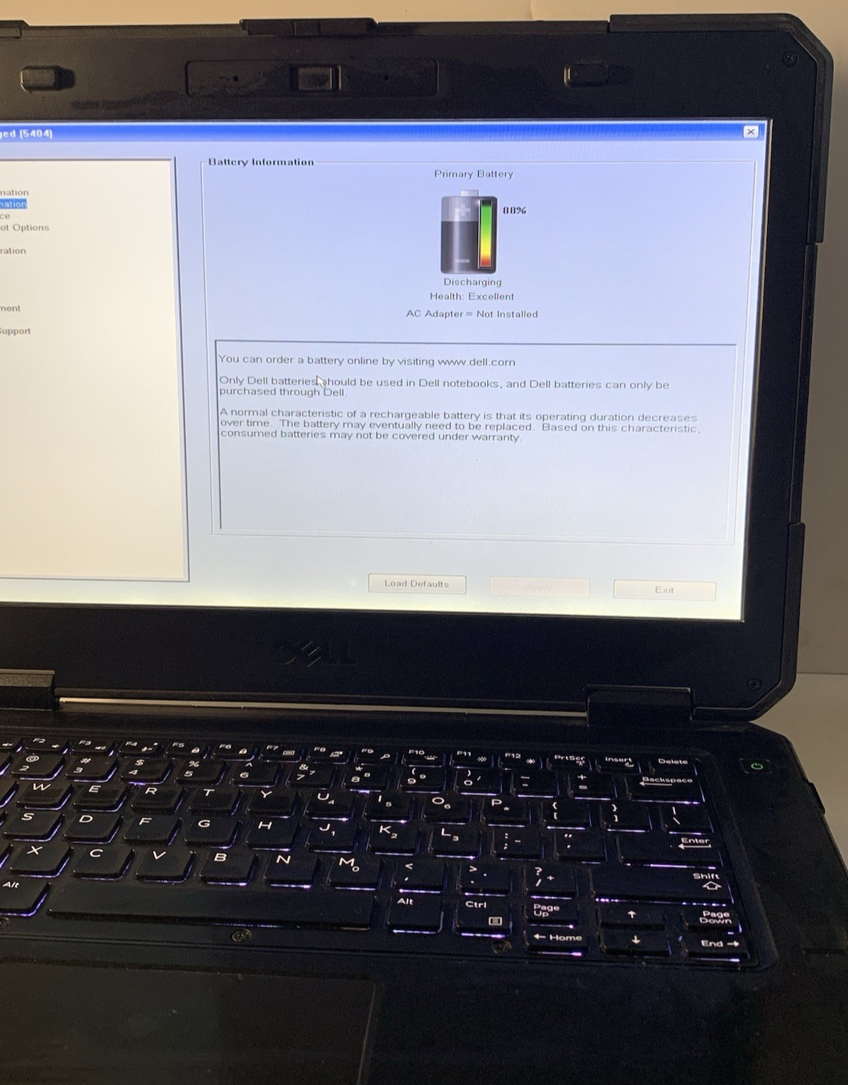 DELL LATITUDE 5404 RUGGED TOUCH i5-4310U 2.0GHZ 8GB RAM 256 SSD Win 10 Touch