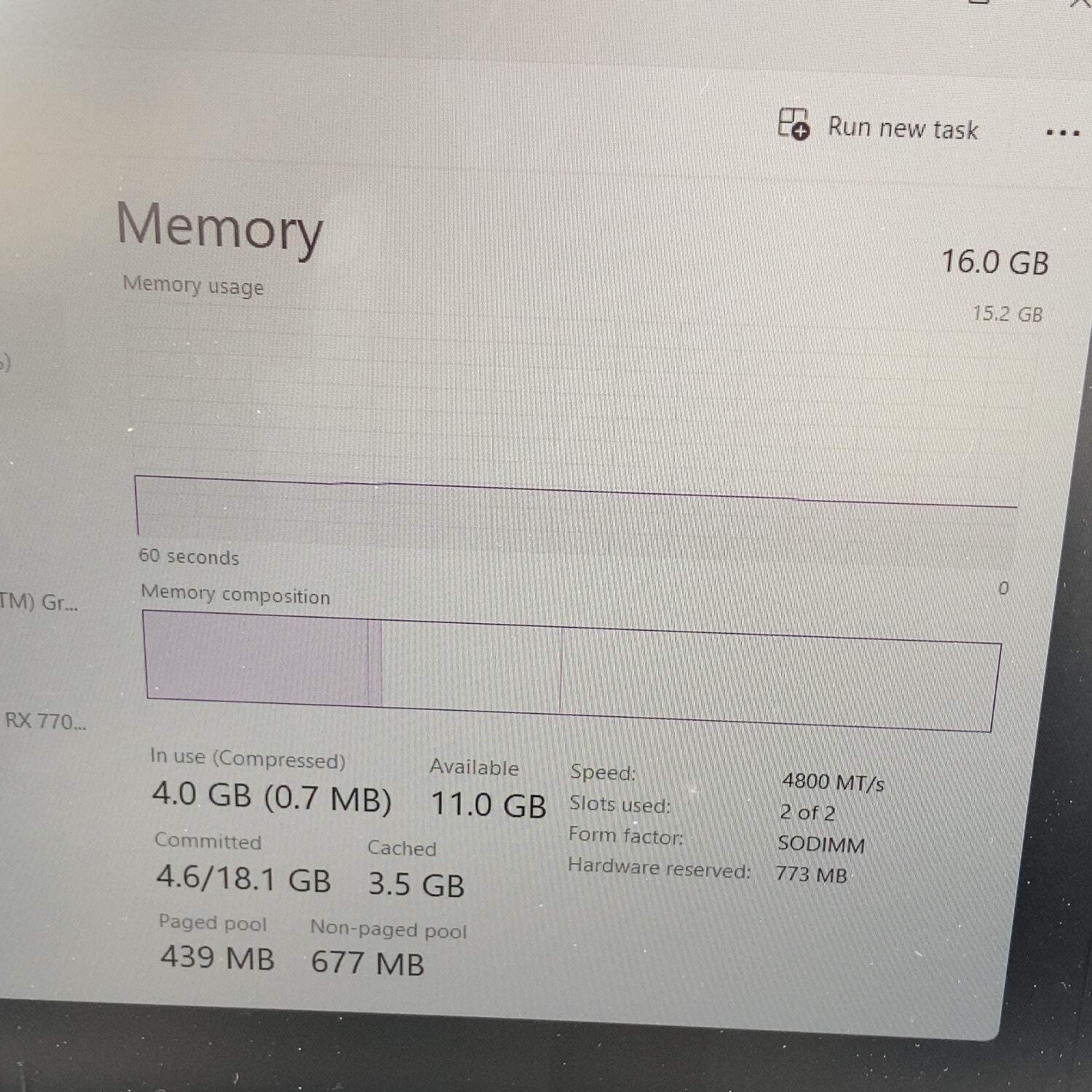 Asus TUF A16 Ryzen 7 7735HS 3.2GHz 16GB RAM 512GB SSD AMD Radeon RX 7700S