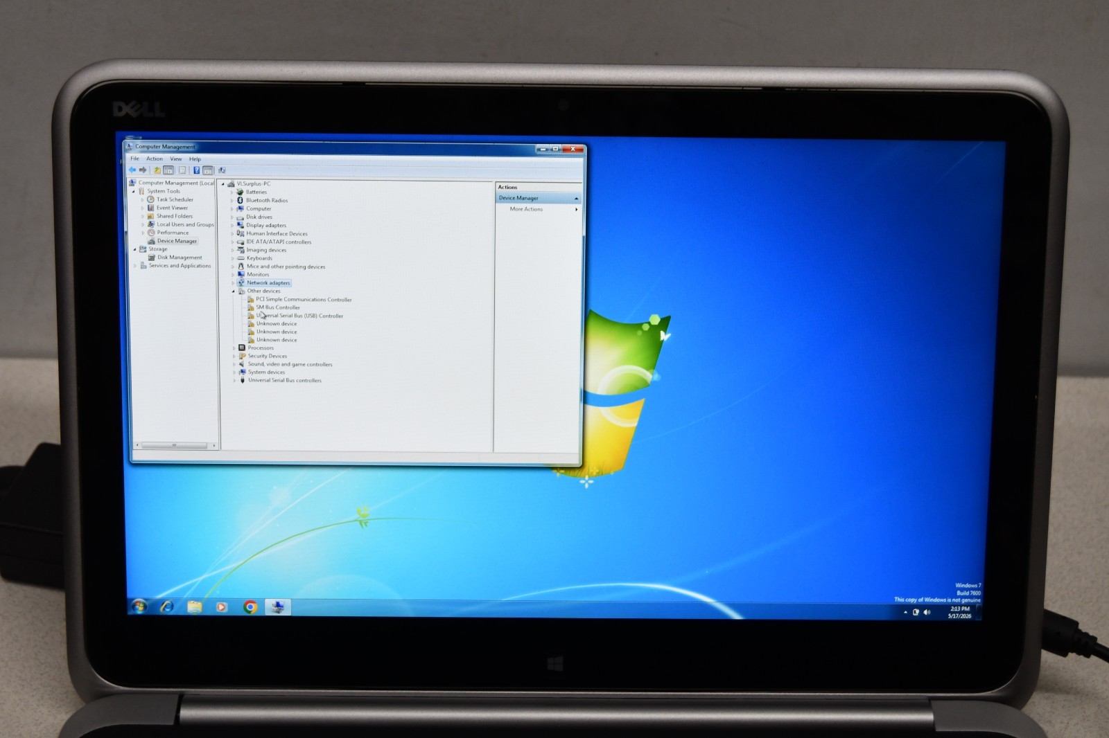 ^ Dell UltraBook XPS 12 9Q33 i7-4500U @ 1.80GHz 8GB RAM 256GB SSD Win 7 #X7325