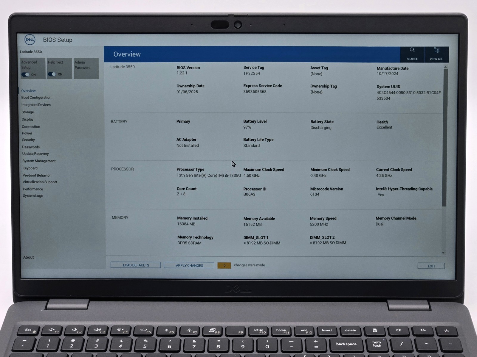 Dell Latitude 3550 15″ FHD Touch 13TH I5-1335U 512GB SSD 16GB W11P Webcam