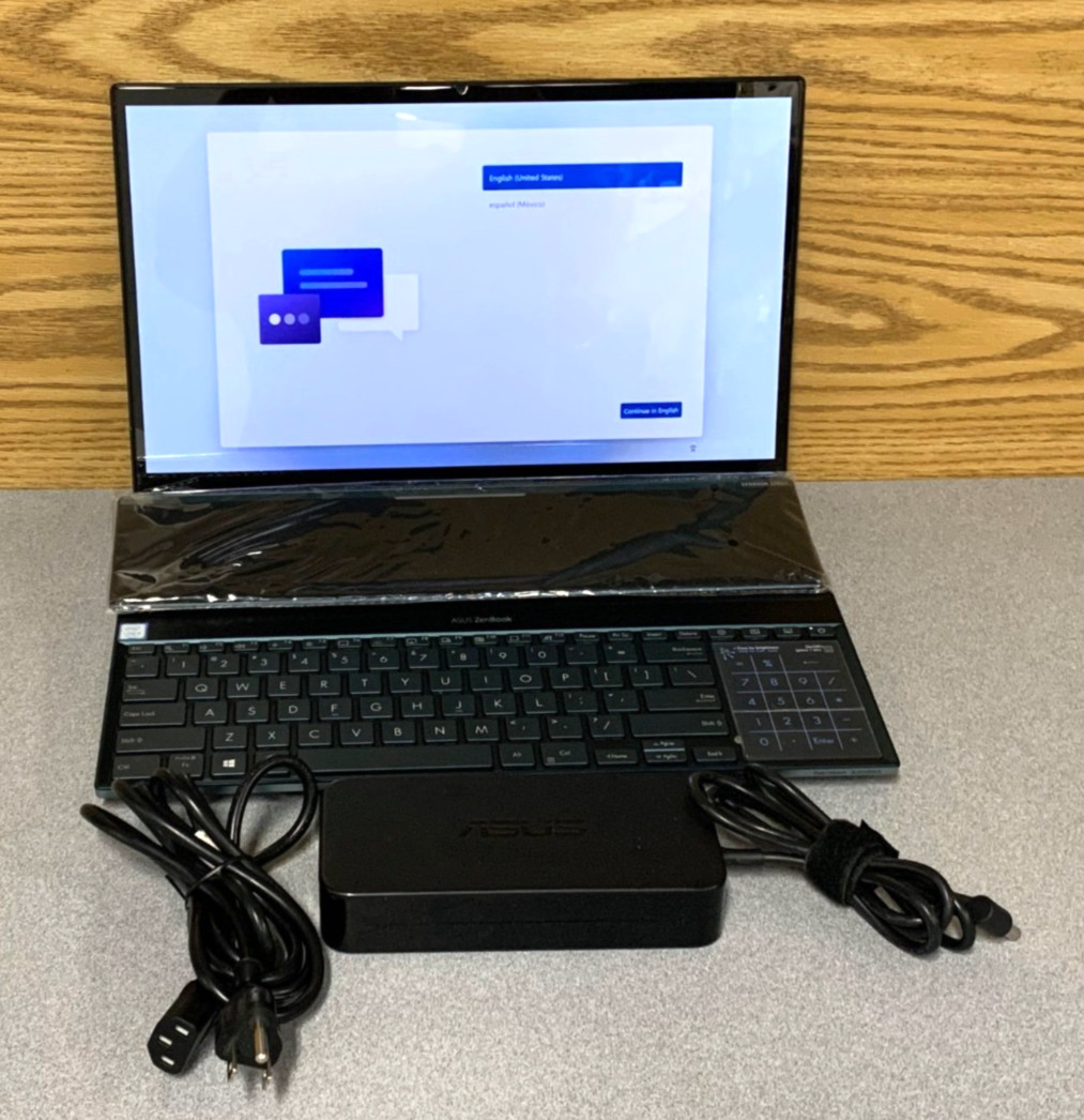 ASUS ZenBook Pro Duo 15.6″ 4K Touch Windows 11 i9 32GB RAM 1TB SSD RTX 2060